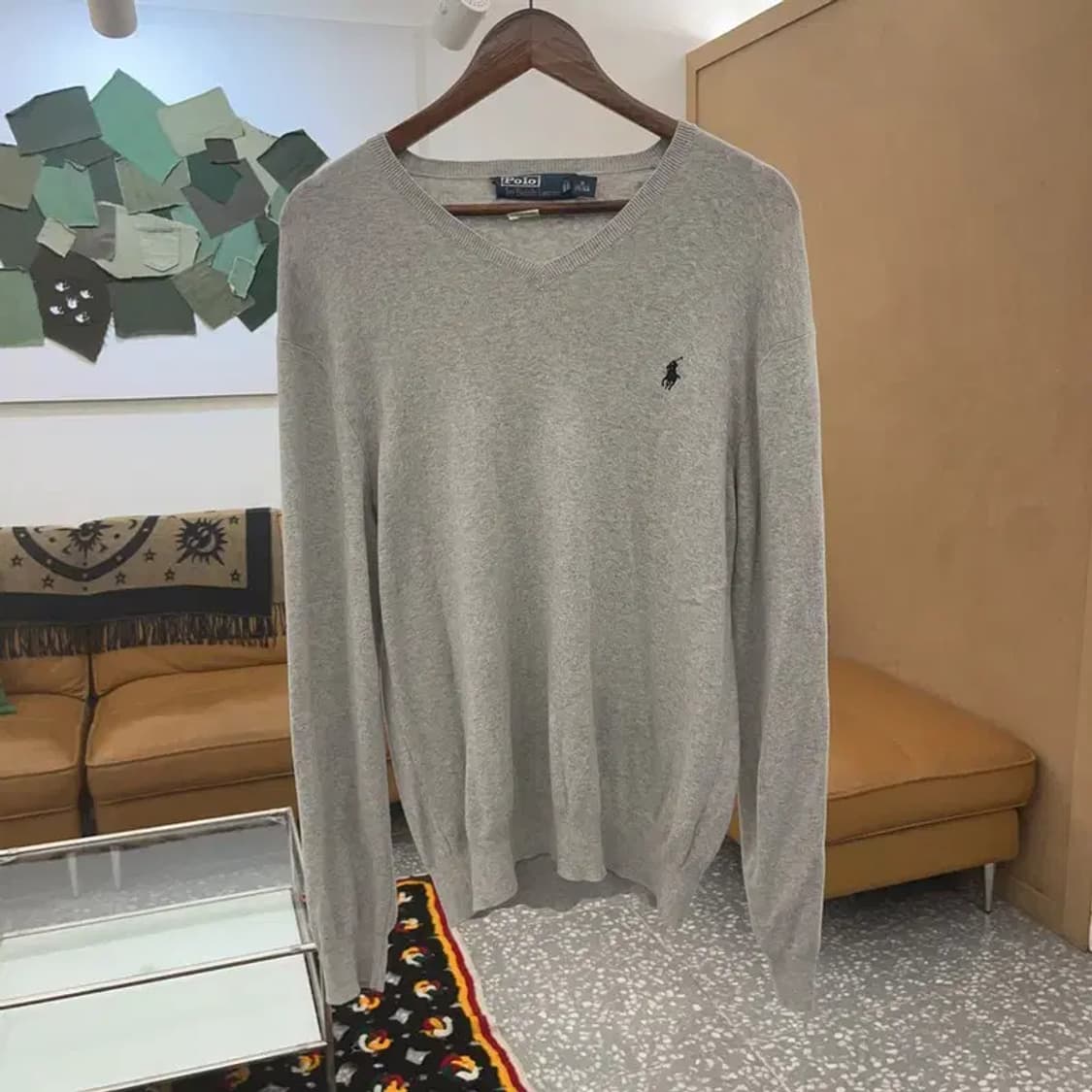 폴로 랄프로렌 피마 코튼 여리핏 니트 M C06903 상품이미지3