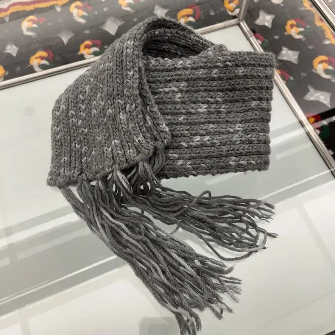 빈티지 베이직 폭닥 여리 뜨개 목도리 머플러C06916 상품이미지3