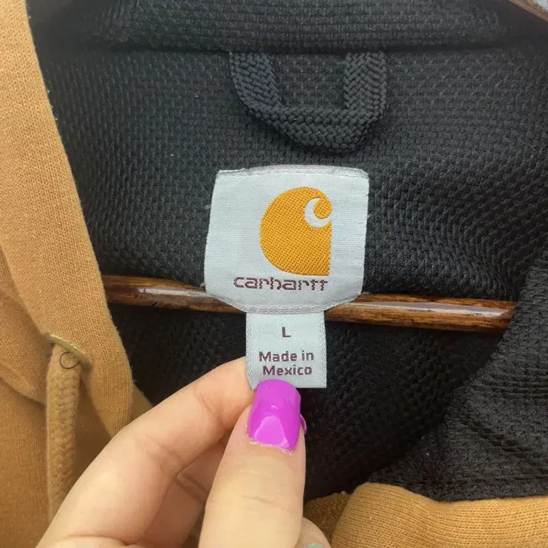 칼하트 써멀 빈티지 오버핏 후드집업 L C06883 상품이미지5