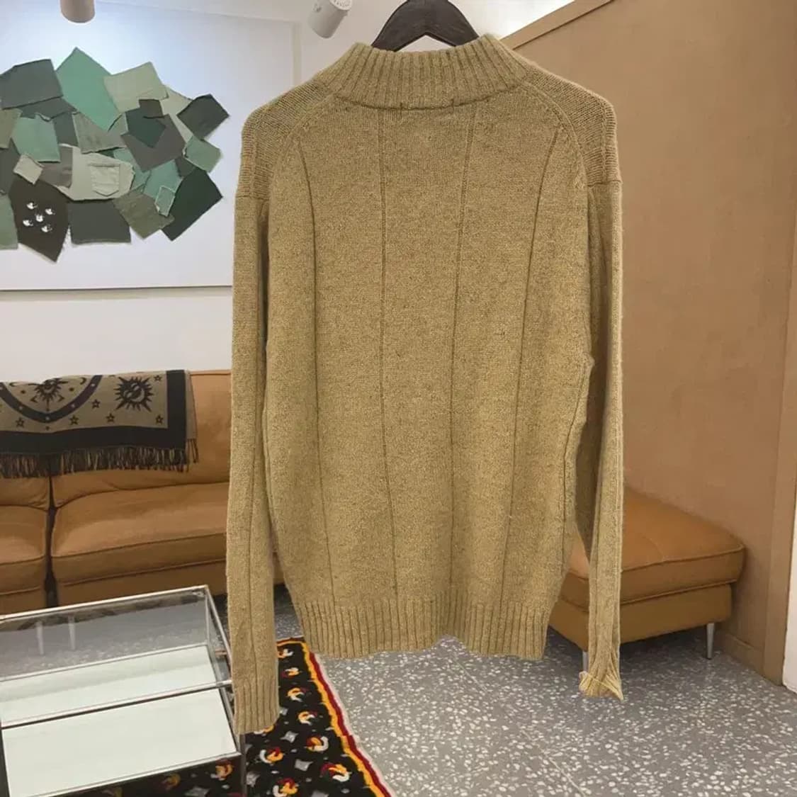 챔스 랄프로렌 빈티지 하이넥 버튼 울 니트 95 C06895 상품이미지4