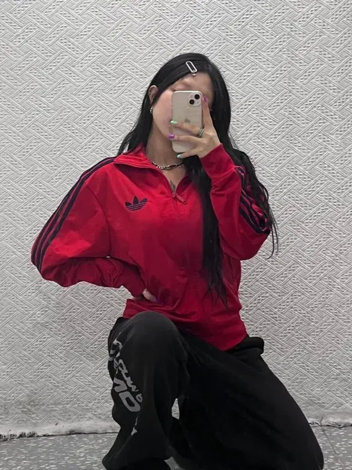 아디다스 올드스쿨 파이어버드 다크레드 트랙탑 져지 집업 95 C06894 상품이미지2