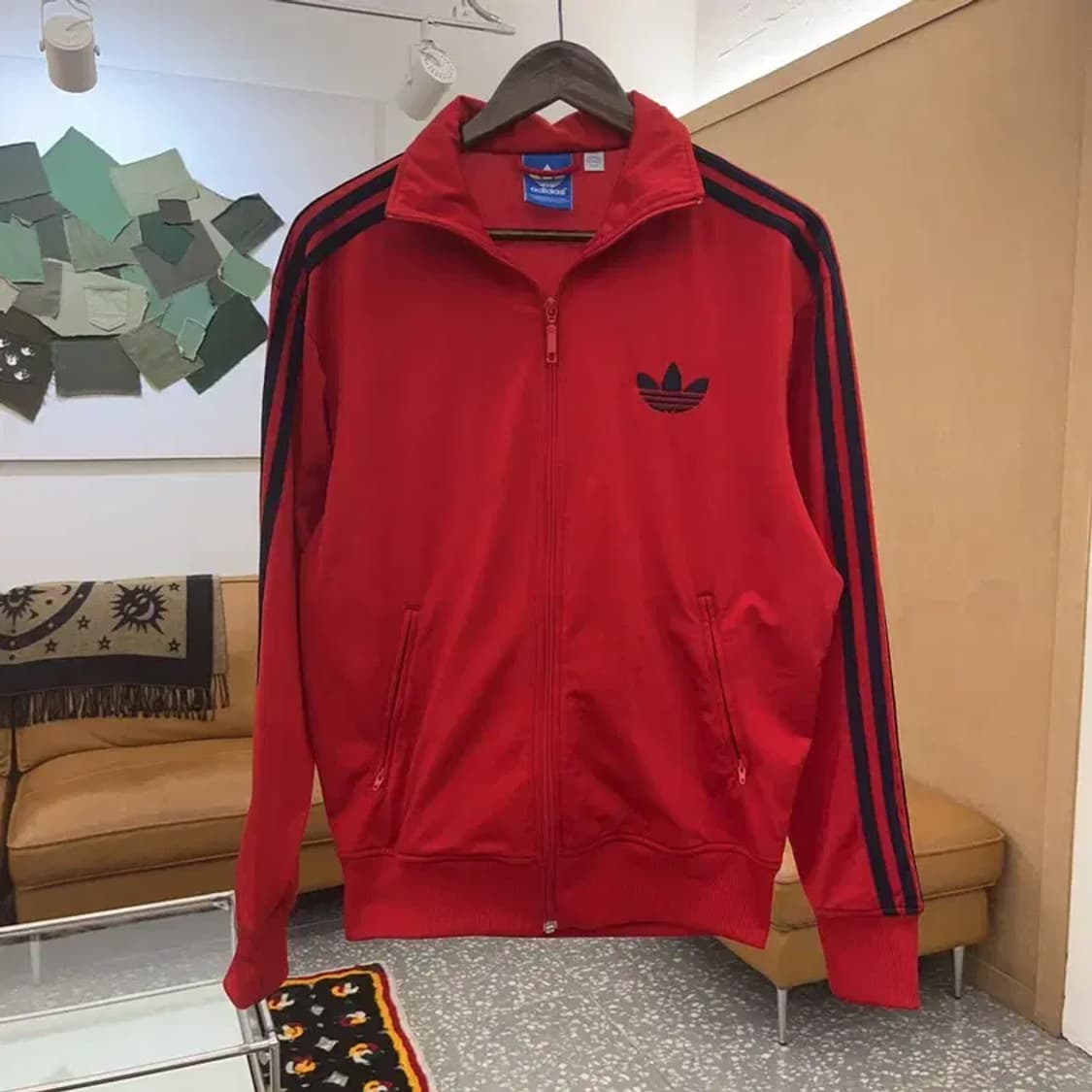 아디다스 올드스쿨 파이어버드 다크레드 트랙탑 져지 집업 95 C06894 상품이미지3