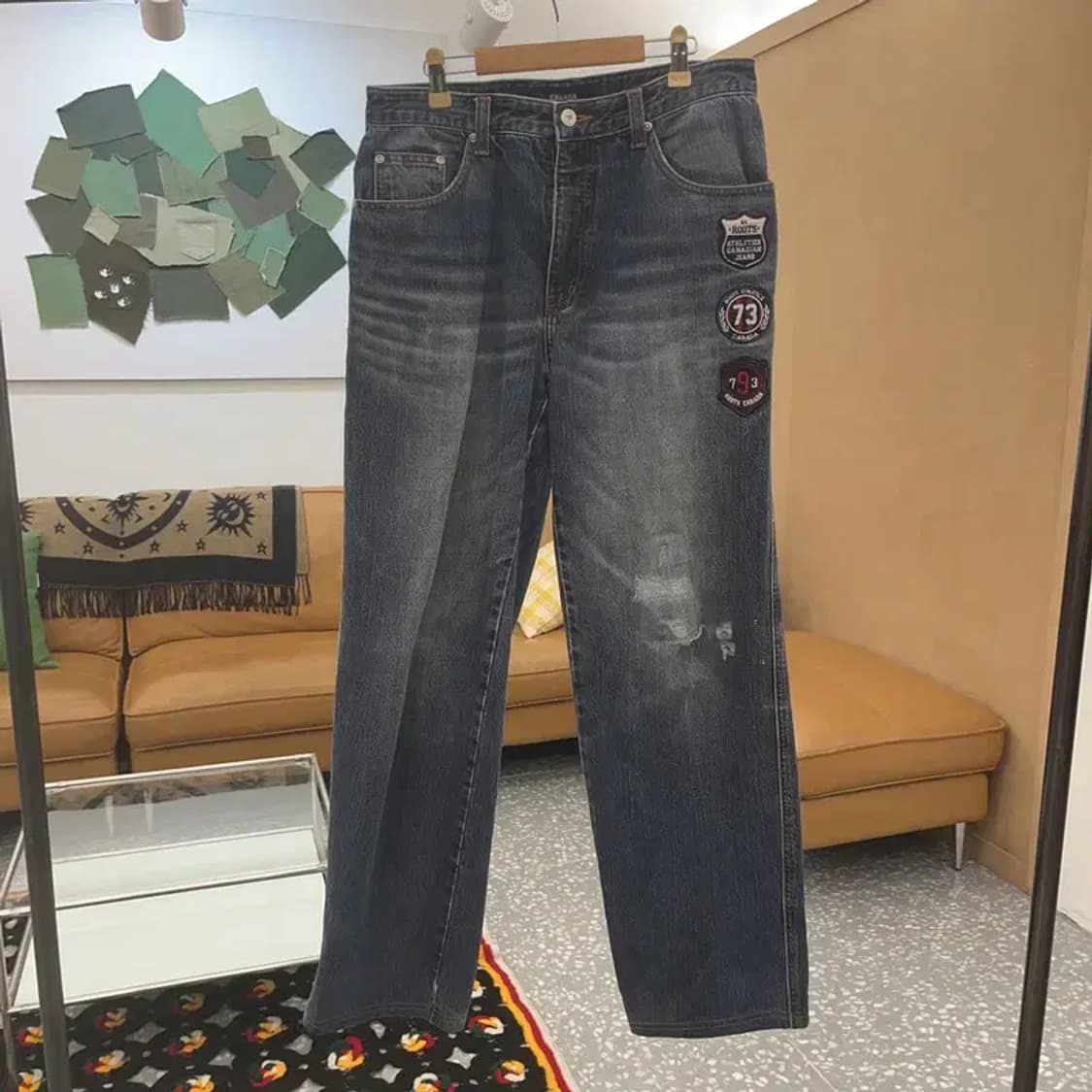 루츠 캐나다 트리플 패치 키치무드 워싱 데님 팬츠 31인치 C06912 상품이미지3
