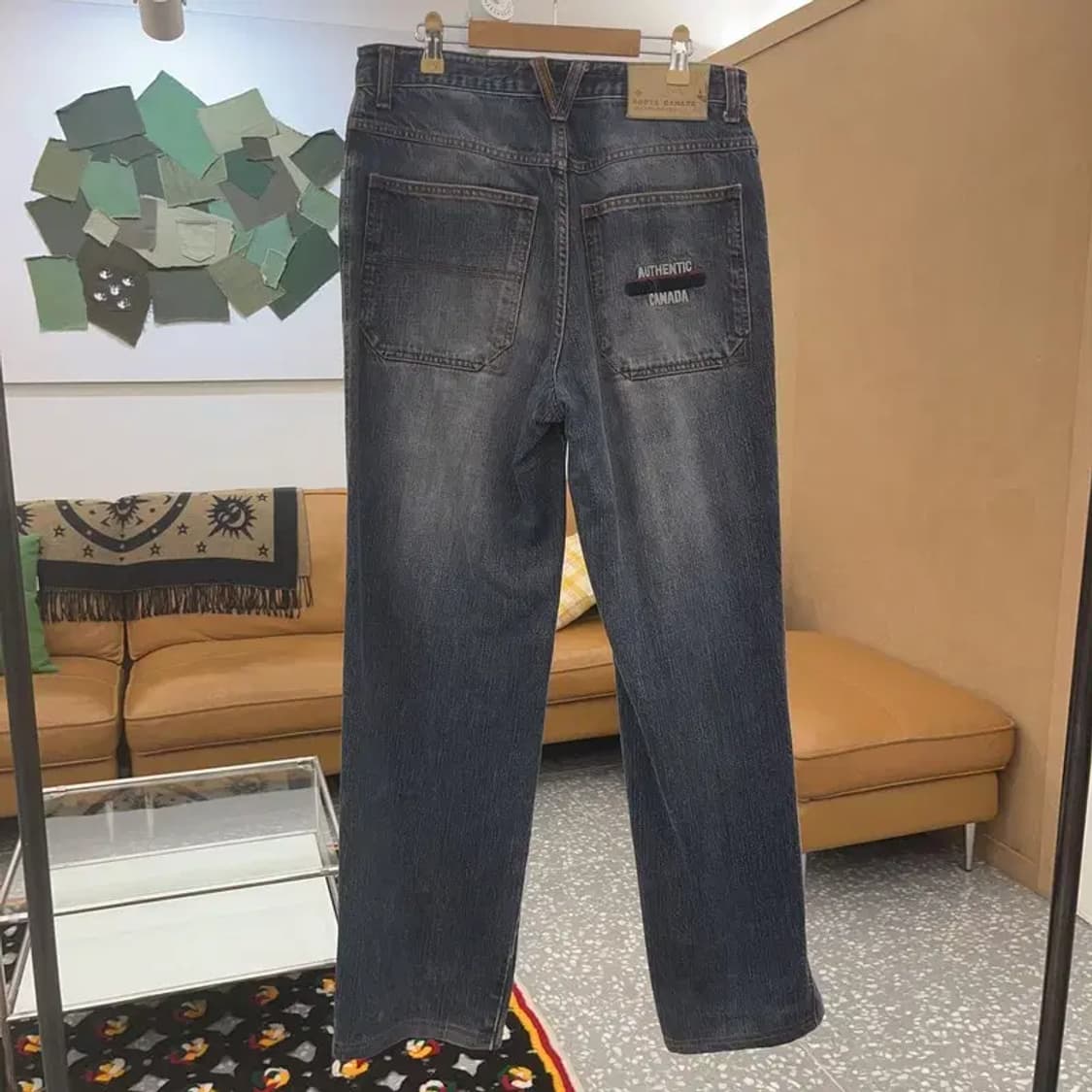 루츠 캐나다 트리플 패치 키치무드 워싱 데님 팬츠 31인치 C06912 상품이미지4