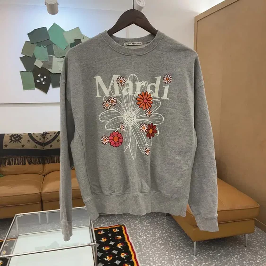 마르디메르크디 플라워 마르디 니들워크 키치 맨투맨 M 110 C06926 상품이미지3