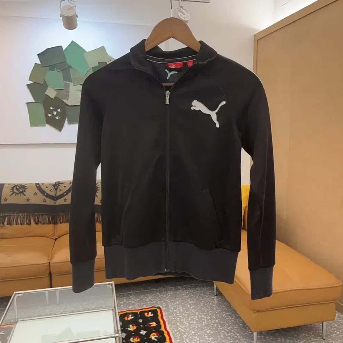 푸마 올드스쿨 Y2K 민트 배색 져지 집업 M C06927 상품이미지3