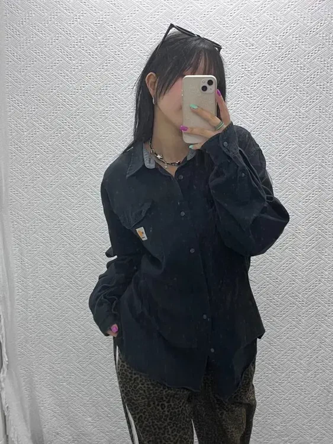 칼하트 베이직 멀티포켓 오버핏 워크 셔츠 XL C06930 상품이미지1