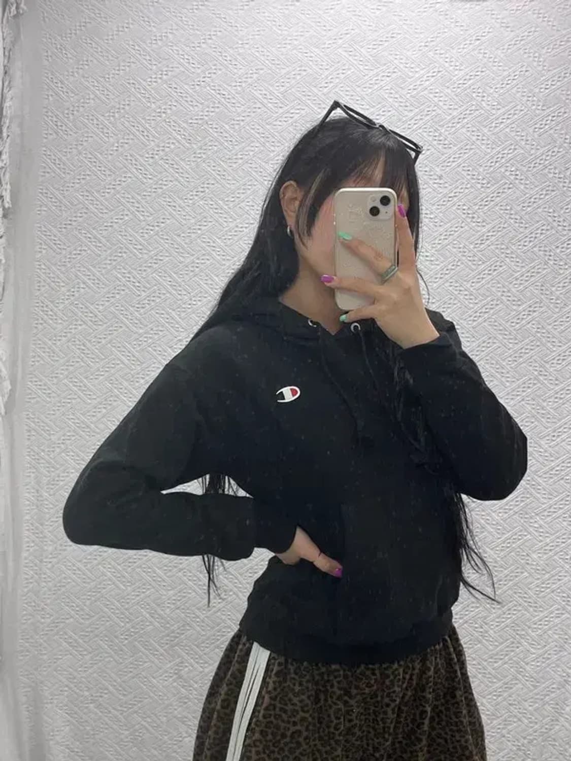 챔피언 올드스쿨 리버스위브 후드티 XS C06936 상품이미지1