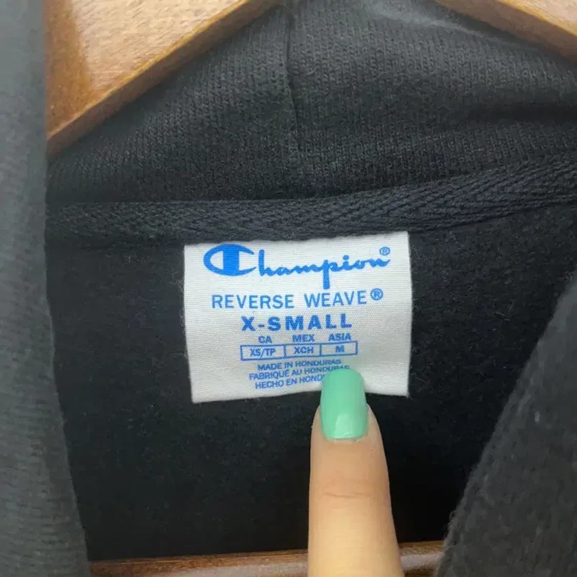 챔피언 올드스쿨 리버스위브 후드티 XS C06936 상품이미지5