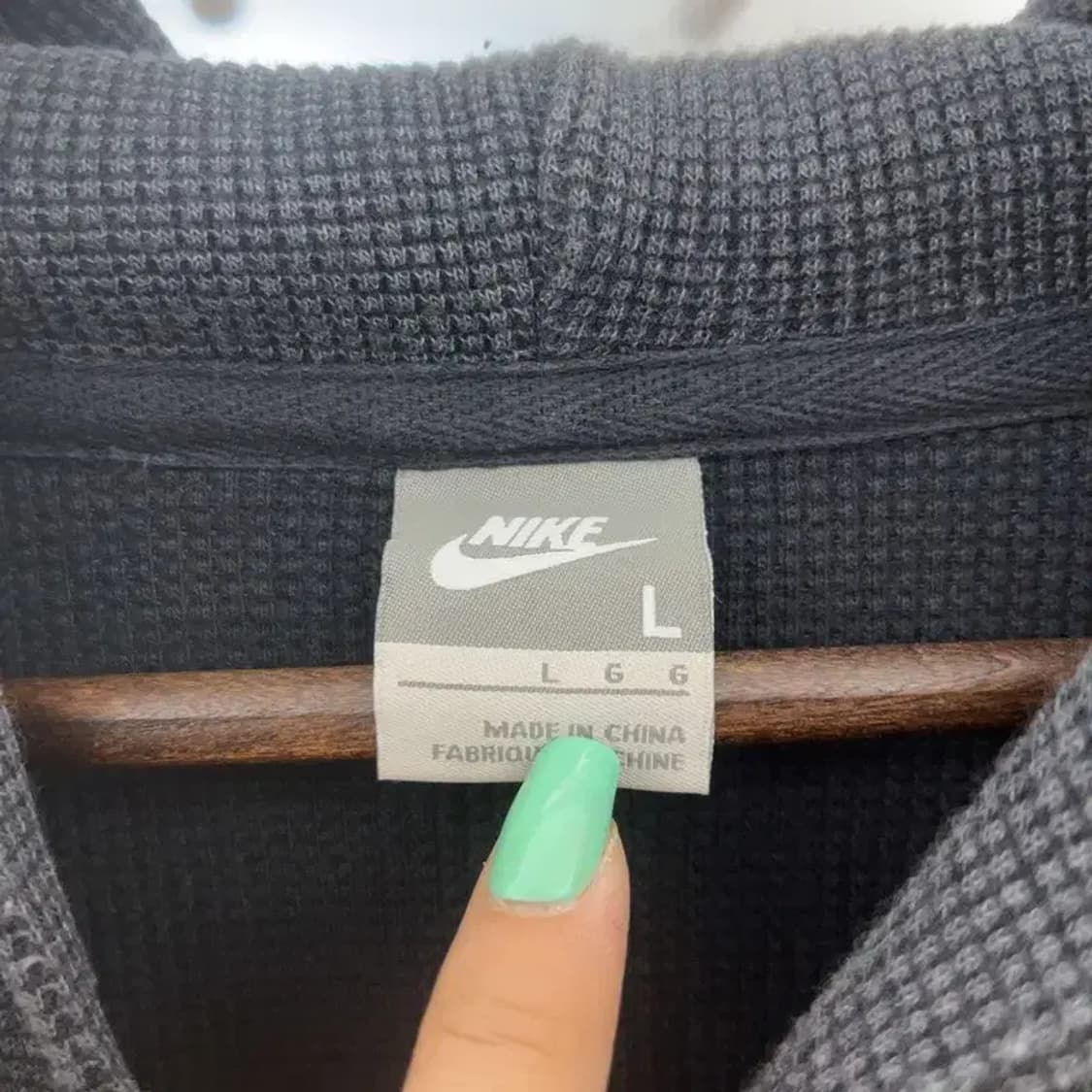 나이키 올드스쿨 빈티지 와플 후드티 L C06942 상품이미지5