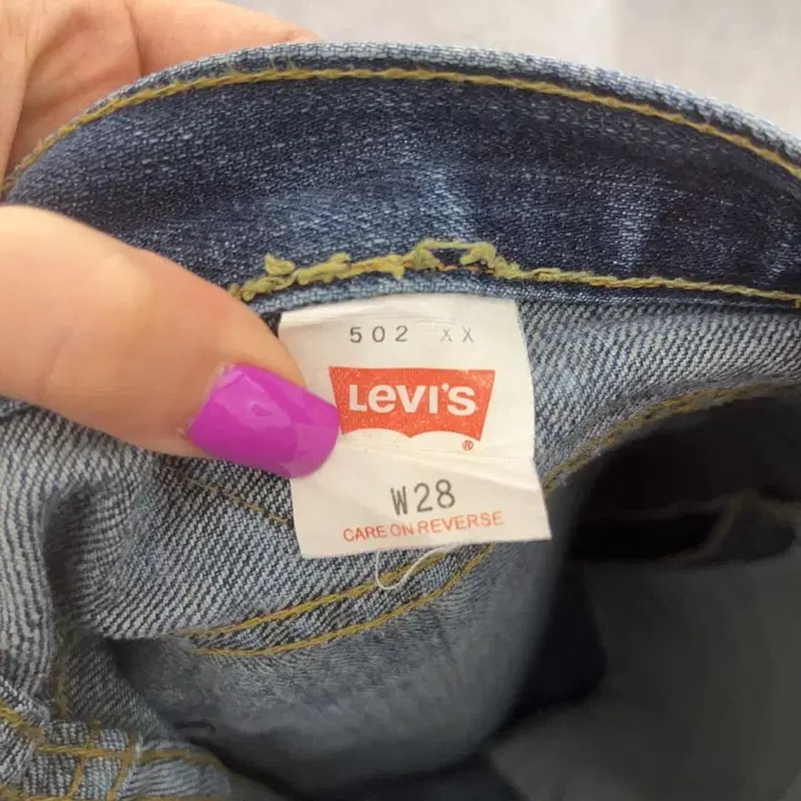 리바이스 502xx 올드스쿨 빅E 재팬 데님팬츠 28인치 C06949 상품이미지6