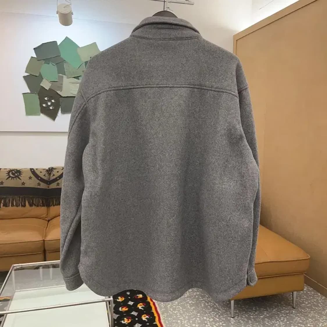 자라 베이직 트러커 모직 셔츠 자켓 XL C06922 상품이미지4