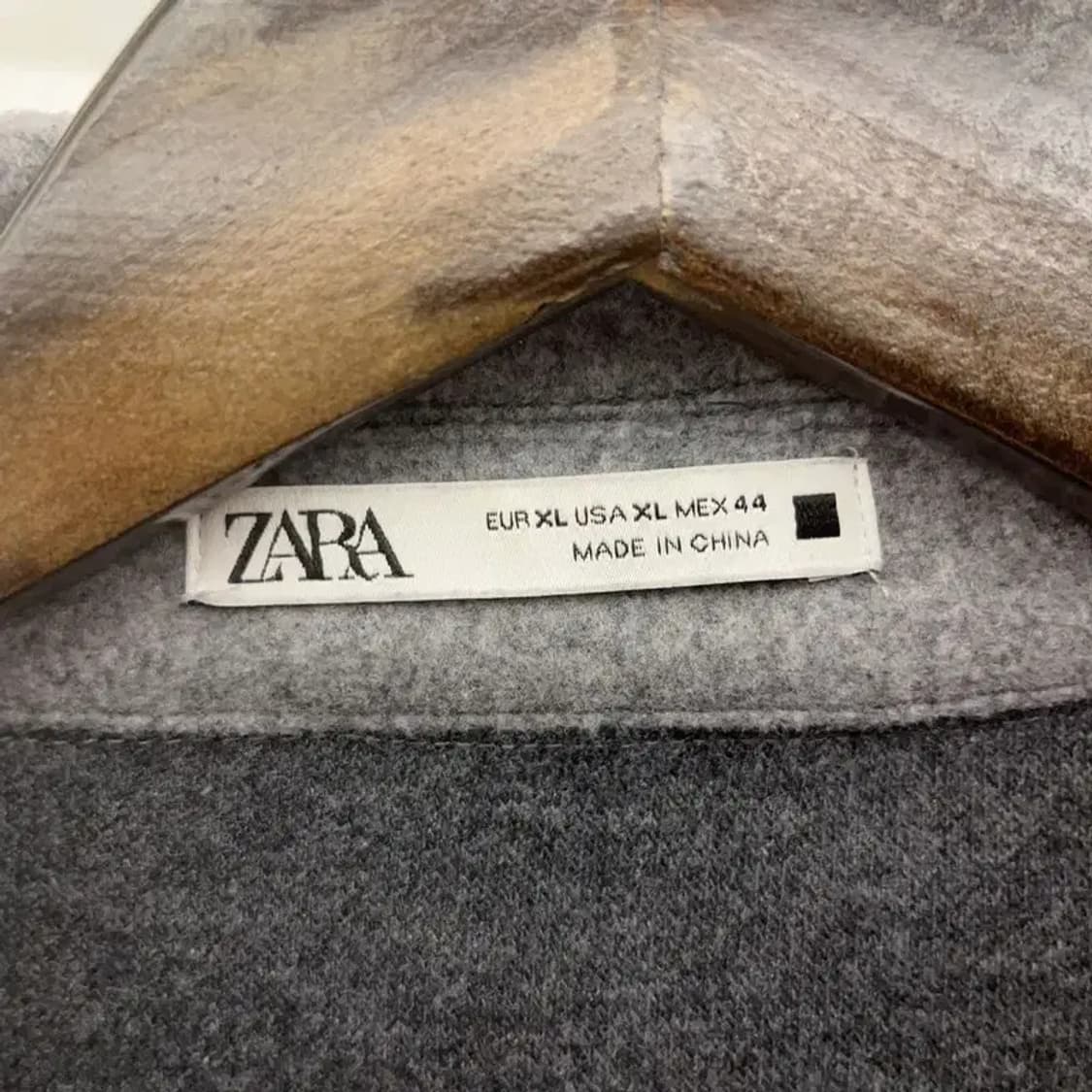 자라 베이직 트러커 모직 셔츠 자켓 XL C06922 상품이미지5