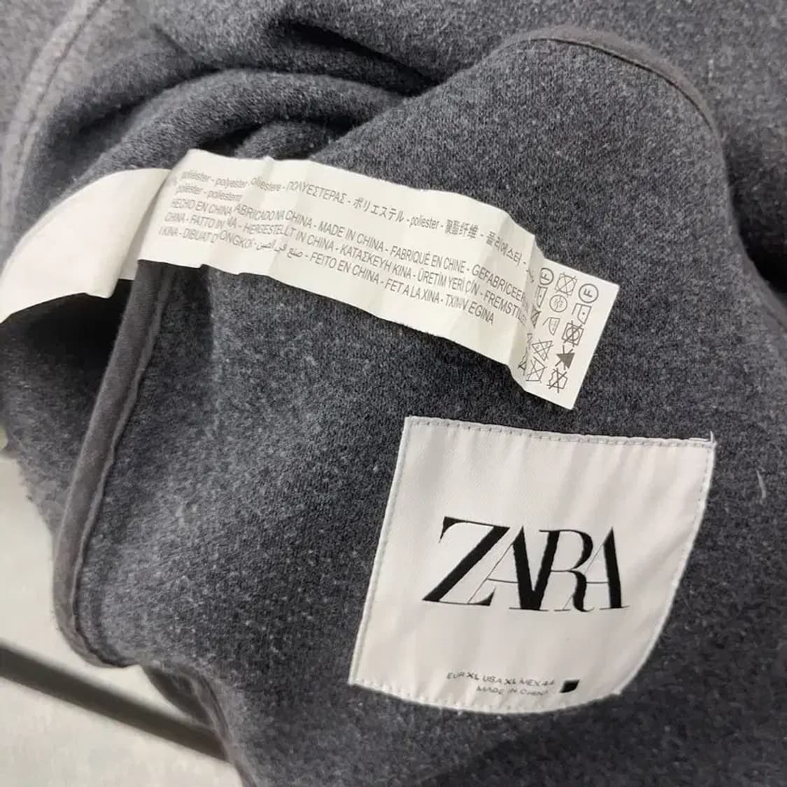 자라 베이직 트러커 모직 셔츠 자켓 XL C06922 상품이미지6