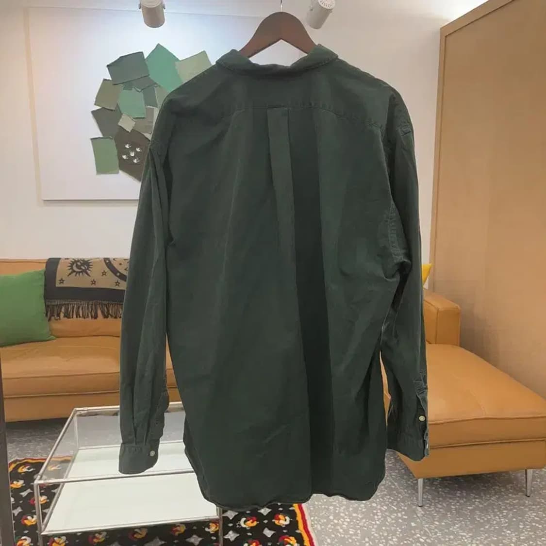 폴로 랄프로렌 딥그린 홀리데이 셔츠 XL C06941 상품이미지4