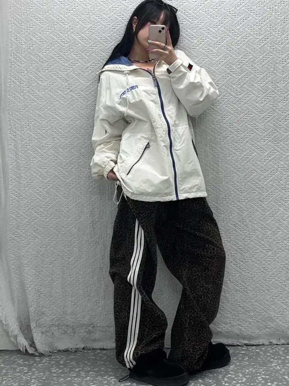 후부 올드스쿨 빈티지 바람막이 100 C06923 상품이미지1