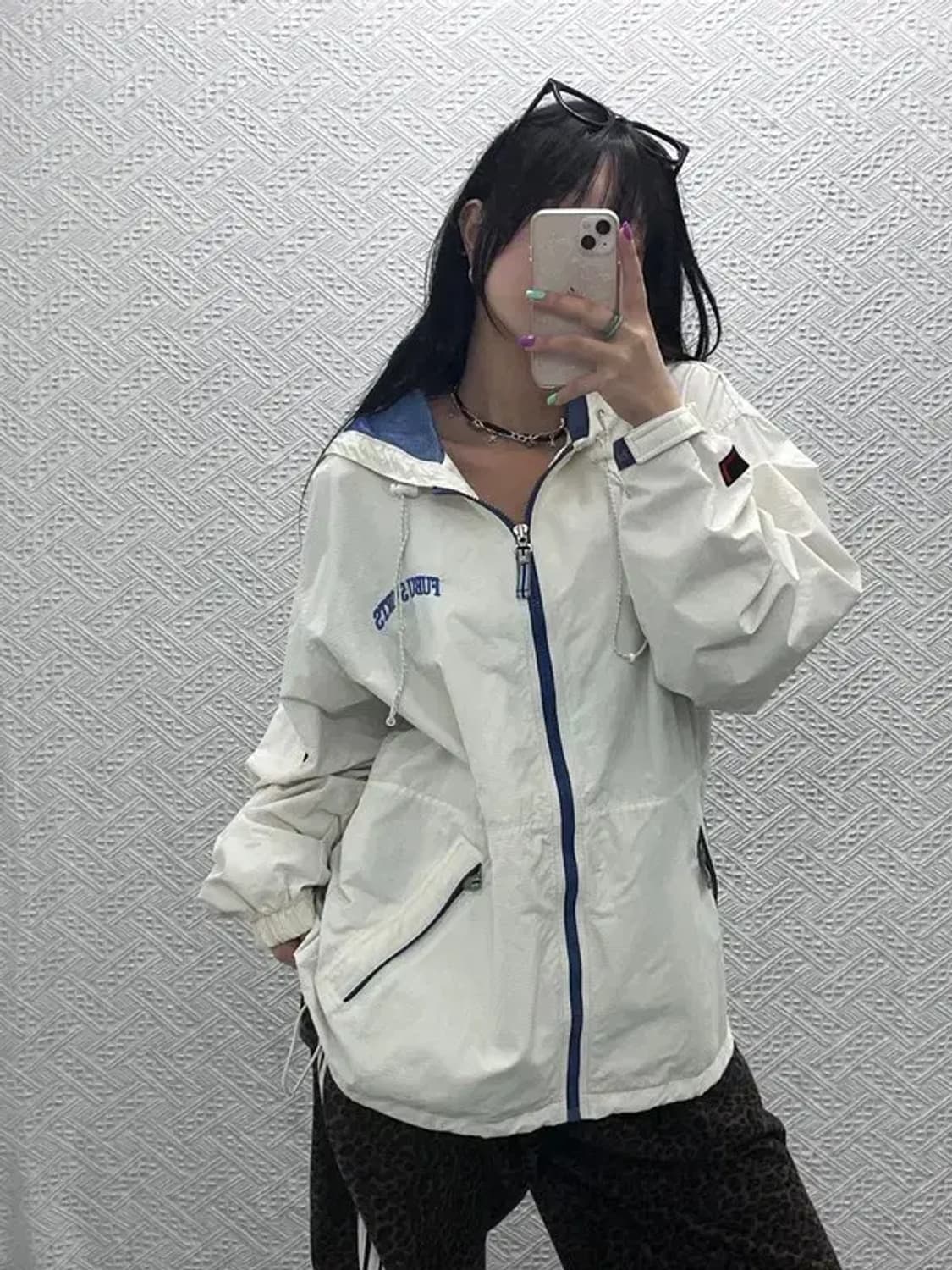 후부 올드스쿨 빈티지 바람막이 100 C06923 상품이미지2