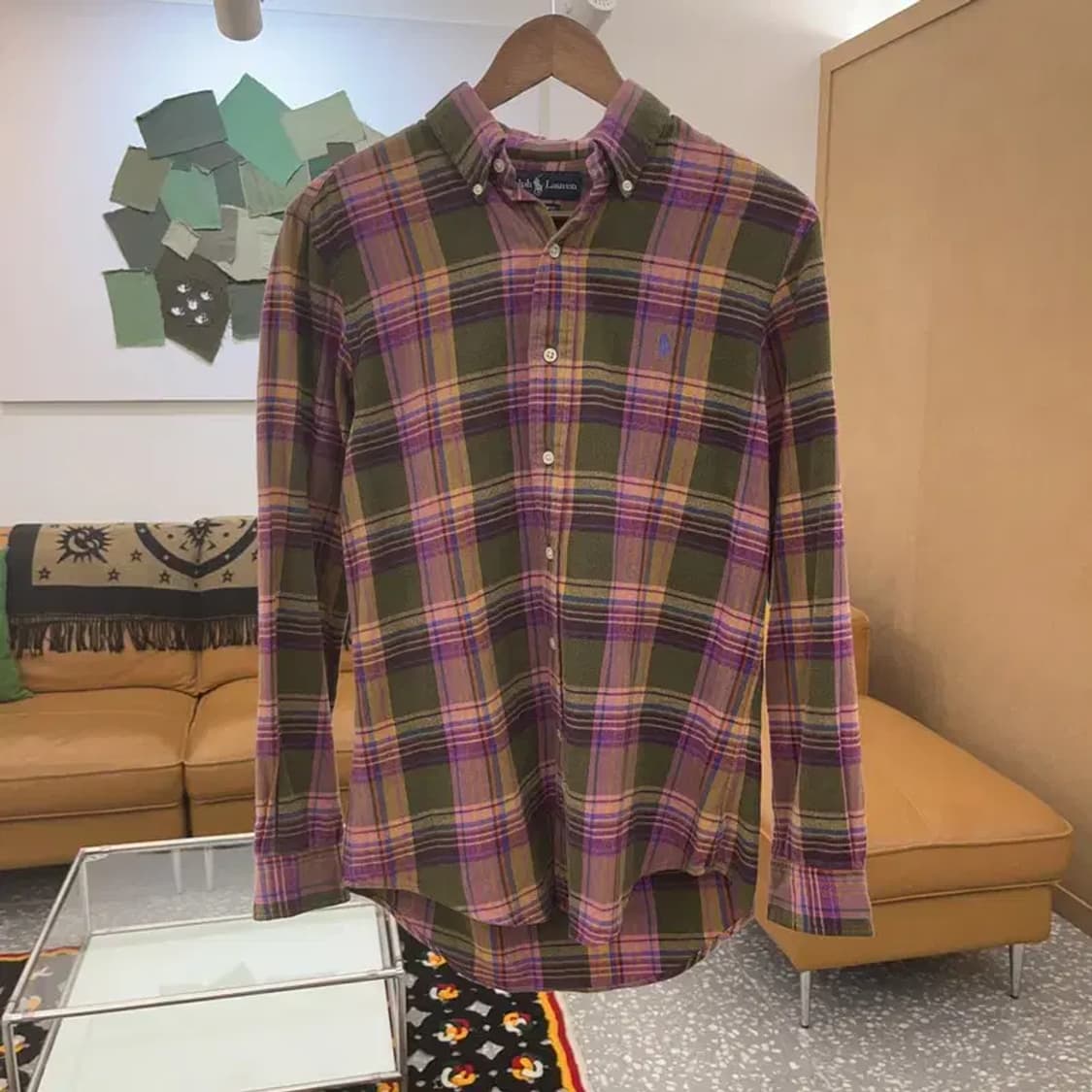 폴로 랄프로렌 파머룩 컨트리 플란넬 체크 셔츠 95 C06944 상품이미지3