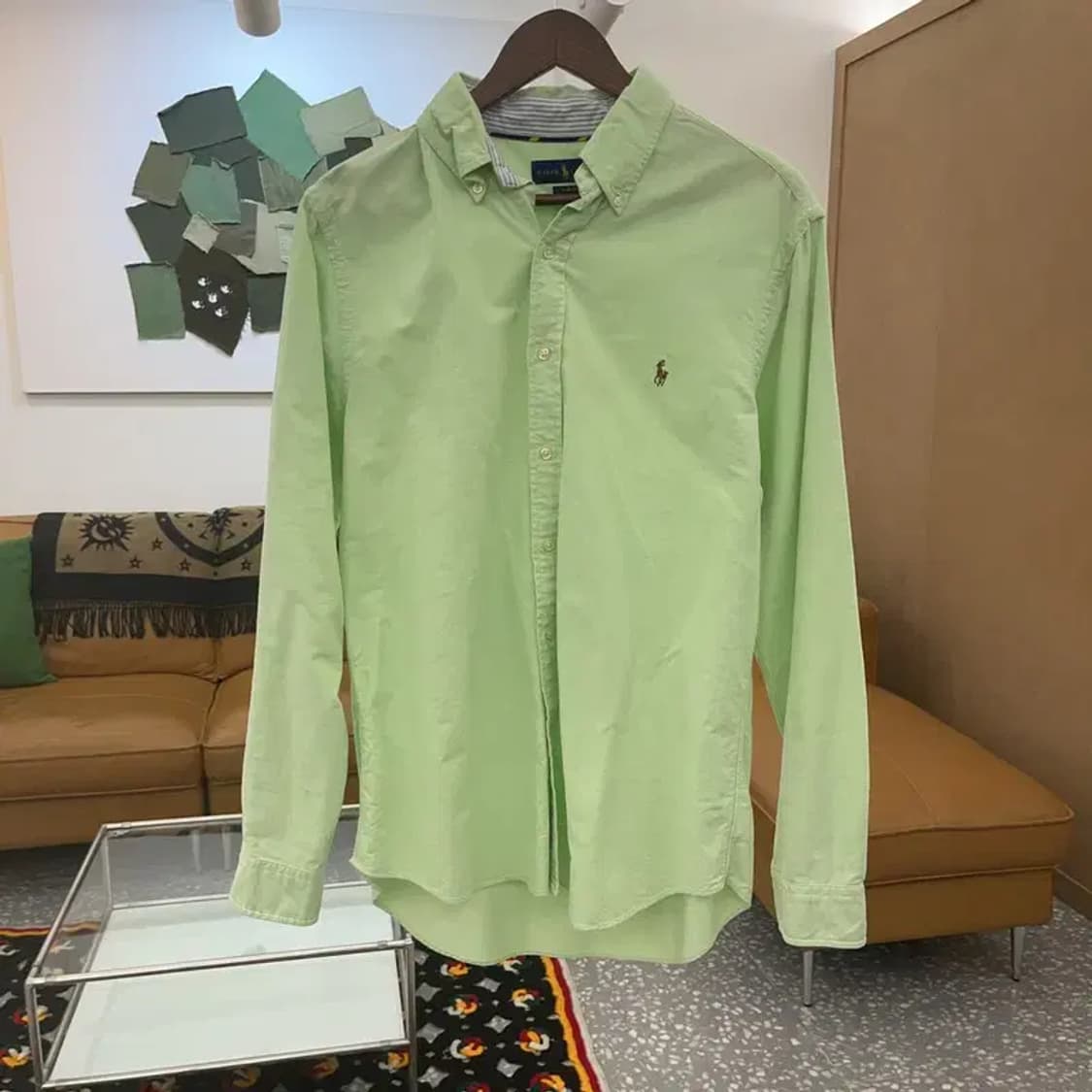폴로 랄프로렌 피스타치오 그린 셔츠 L C06945 상품이미지3