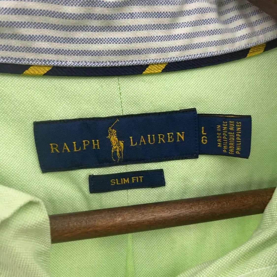 폴로 랄프로렌 피스타치오 그린 셔츠 L C06945 상품이미지5