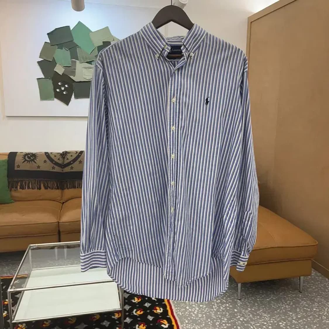 폴로 랄프로렌 캐주얼 베이직 스트라이프 셔츠 110 C06947 상품이미지3