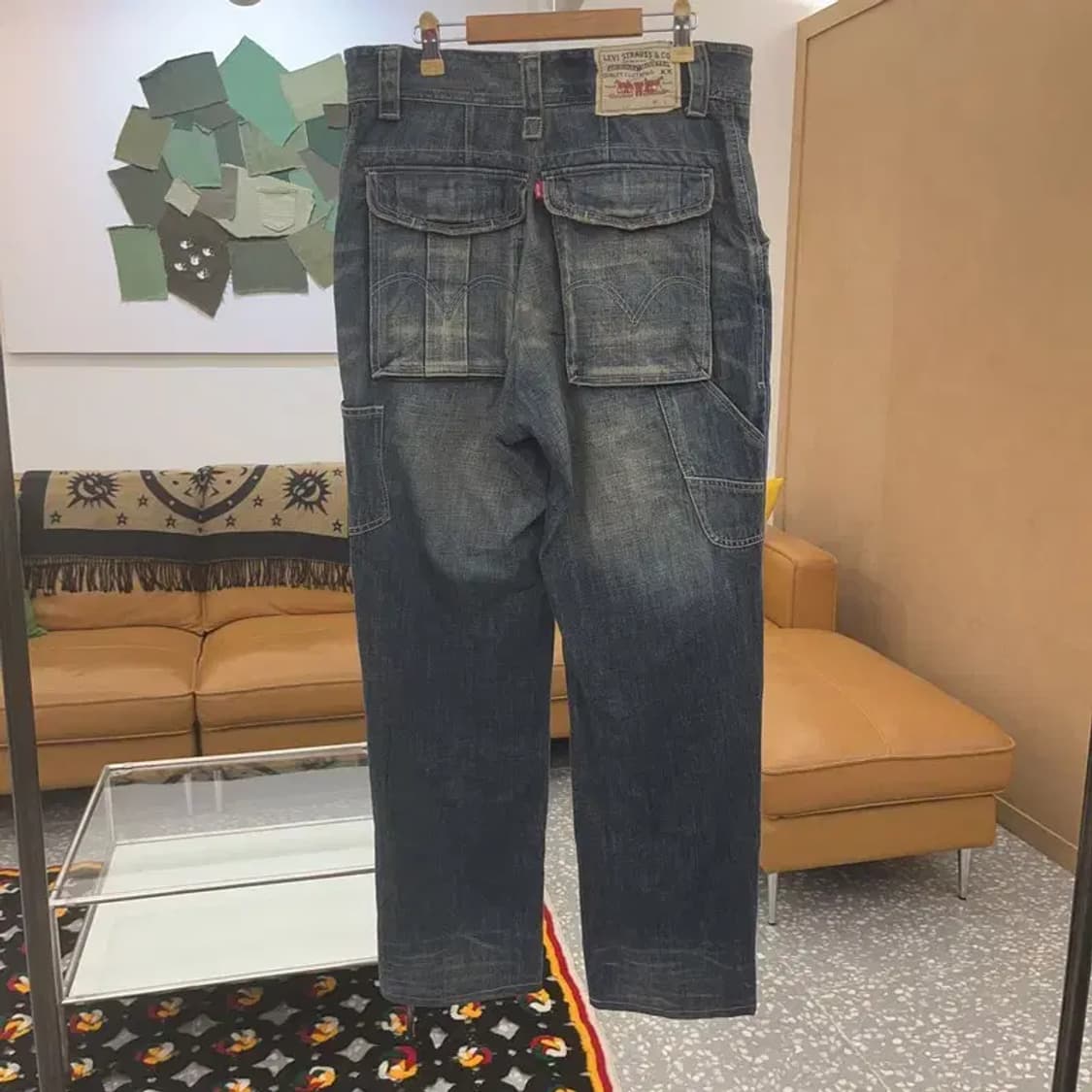 리바이스 올드스쿨 키치 카고 데님팬츠 31인치 C06956 상품이미지4