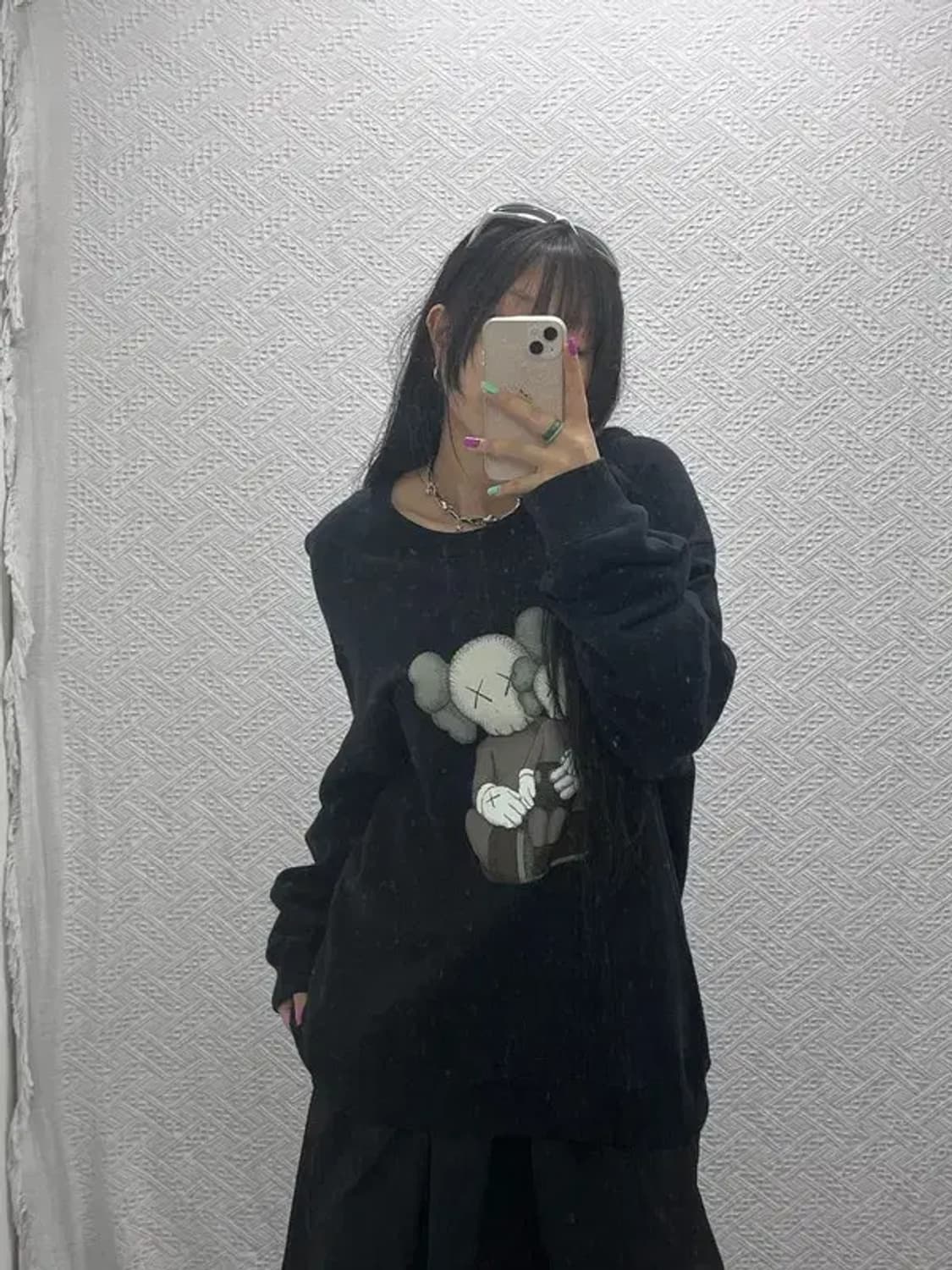 유니클로 X 카우스 스웻셔츠 맨투맨 XXL C06958 상품이미지1