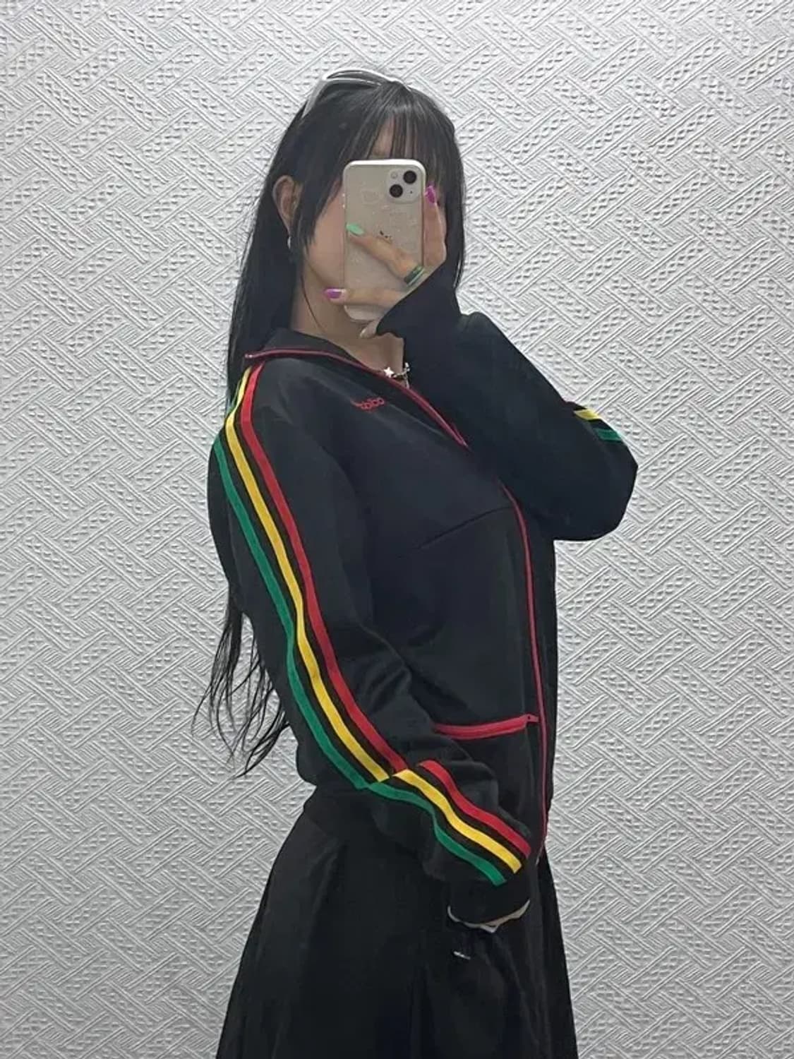 아디다스 흑탭 스펠아웃 레게 트랙탑 져지 집업 S C06960 상품이미지2