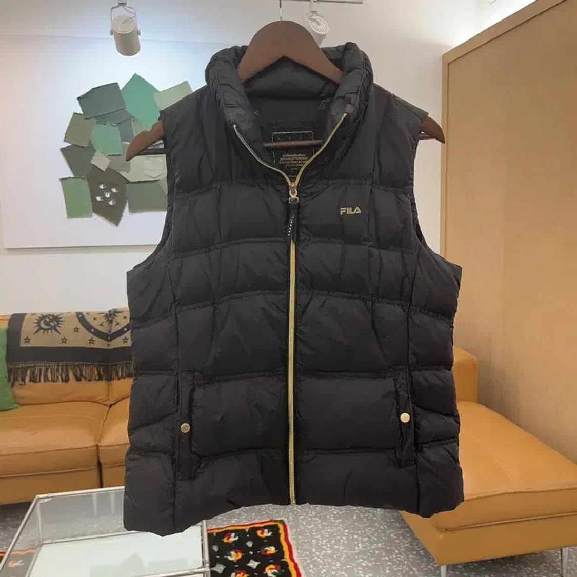 필라 검골 오리털 덕다운 패딩 조끼 95 C06974 상품이미지3