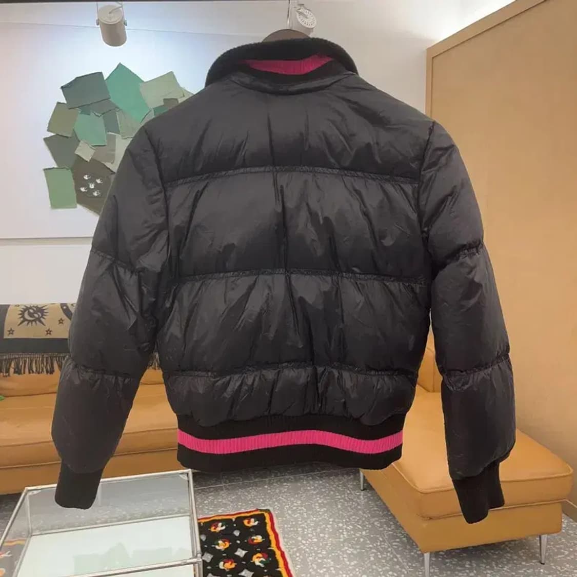 푸마 블랙핑크 오리털 덕다운 푸퍼 패딩 S C06975 상품이미지4