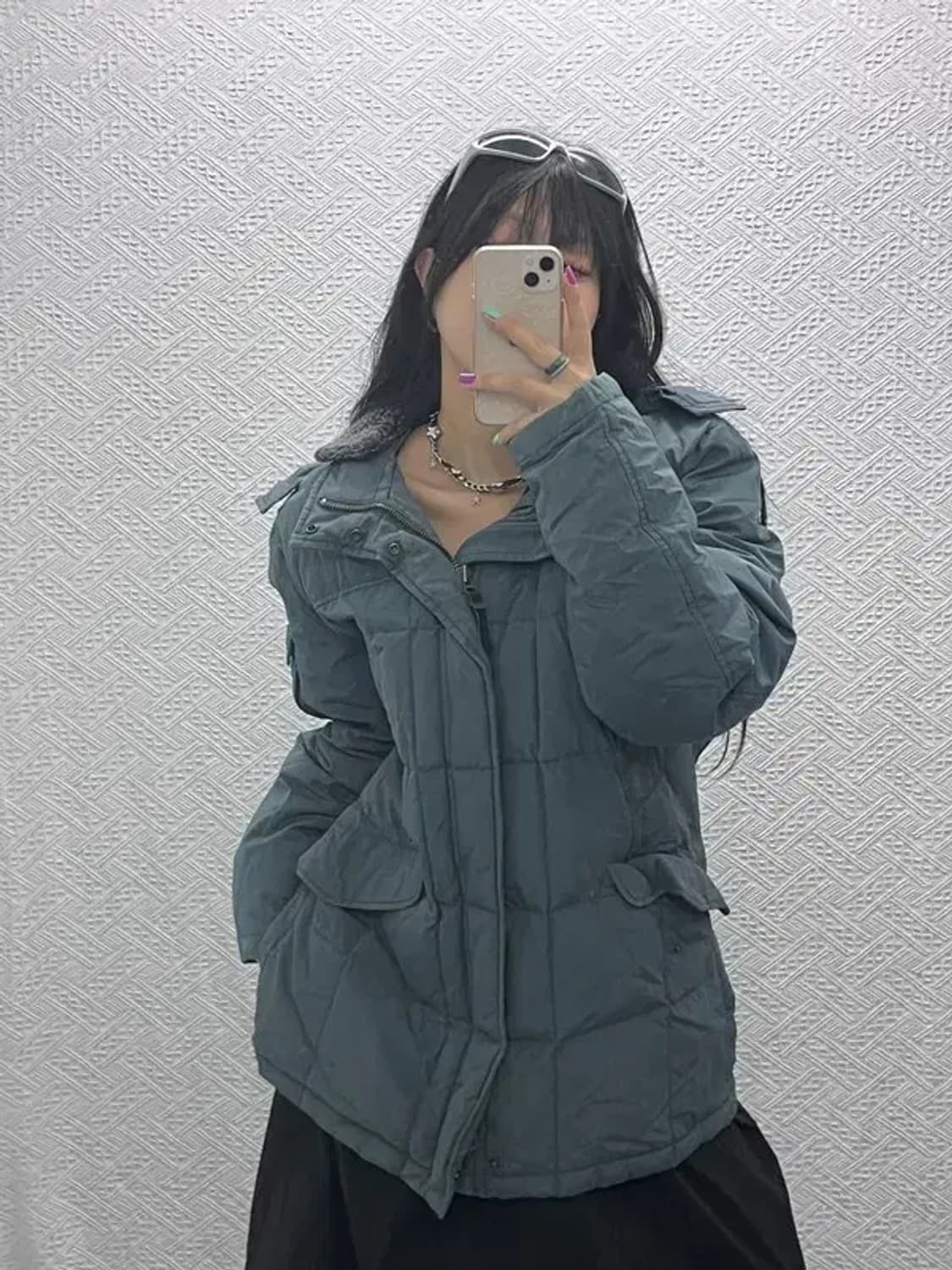 울리치 양털카라 다운 패딩 점퍼 XL C06980 상품이미지1