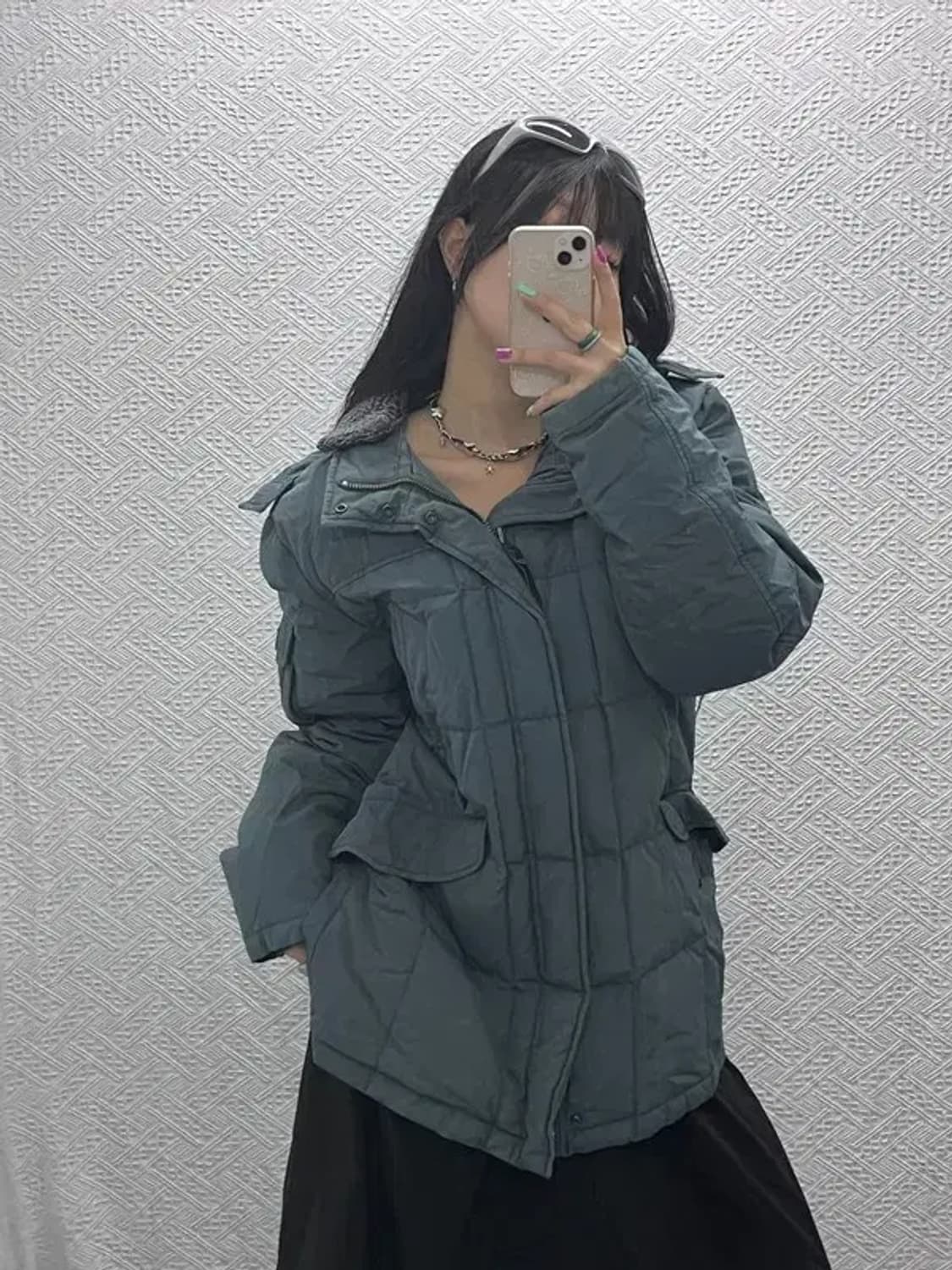 울리치 양털카라 다운 패딩 점퍼 XL C06980 상품이미지2