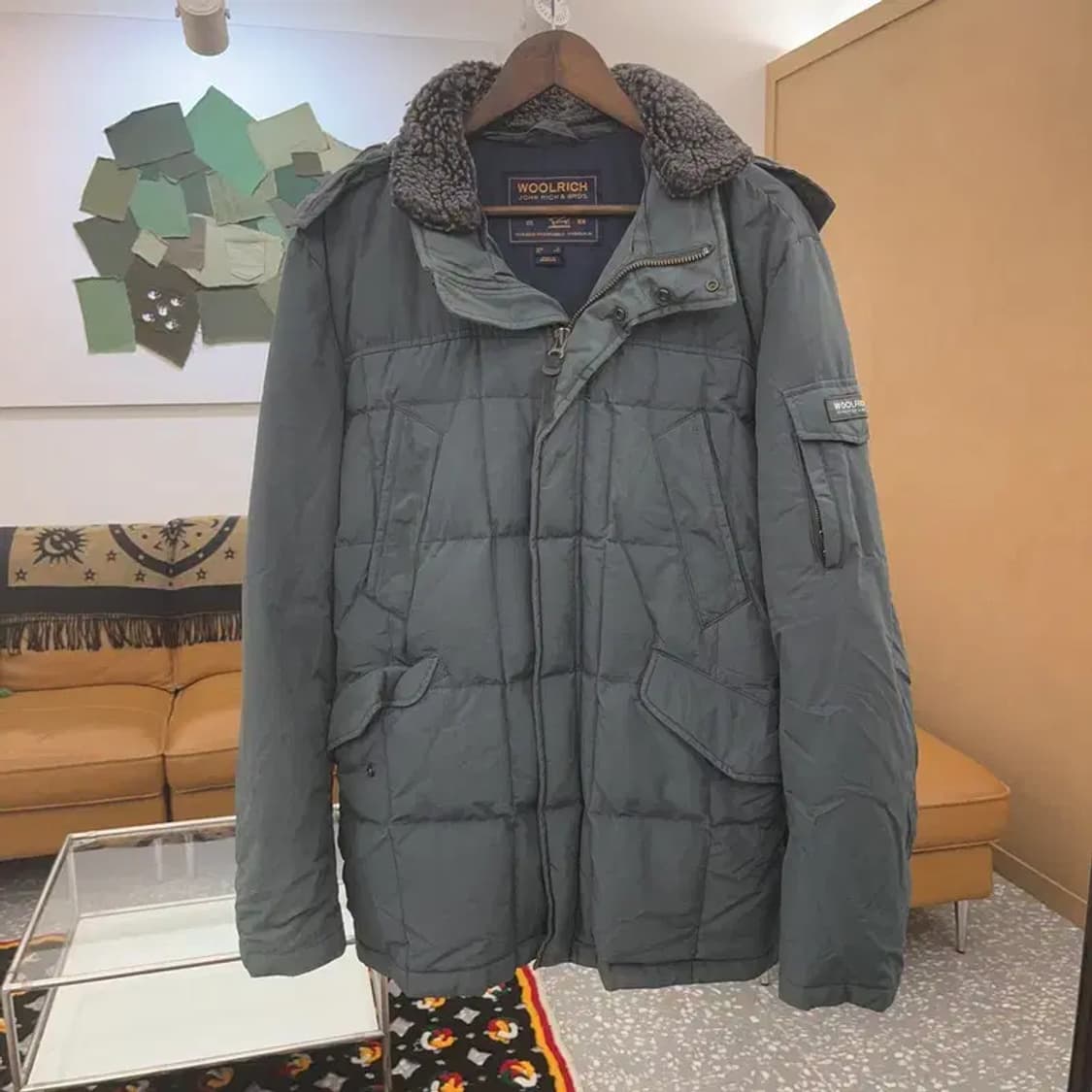 울리치 양털카라 다운 패딩 점퍼 XL C06980 상품이미지3