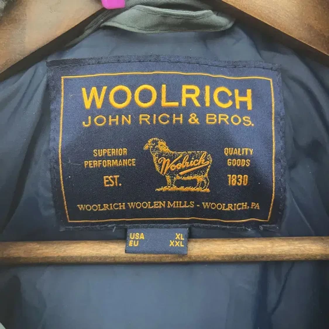 울리치 양털카라 다운 패딩 점퍼 XL C06980 상품이미지5