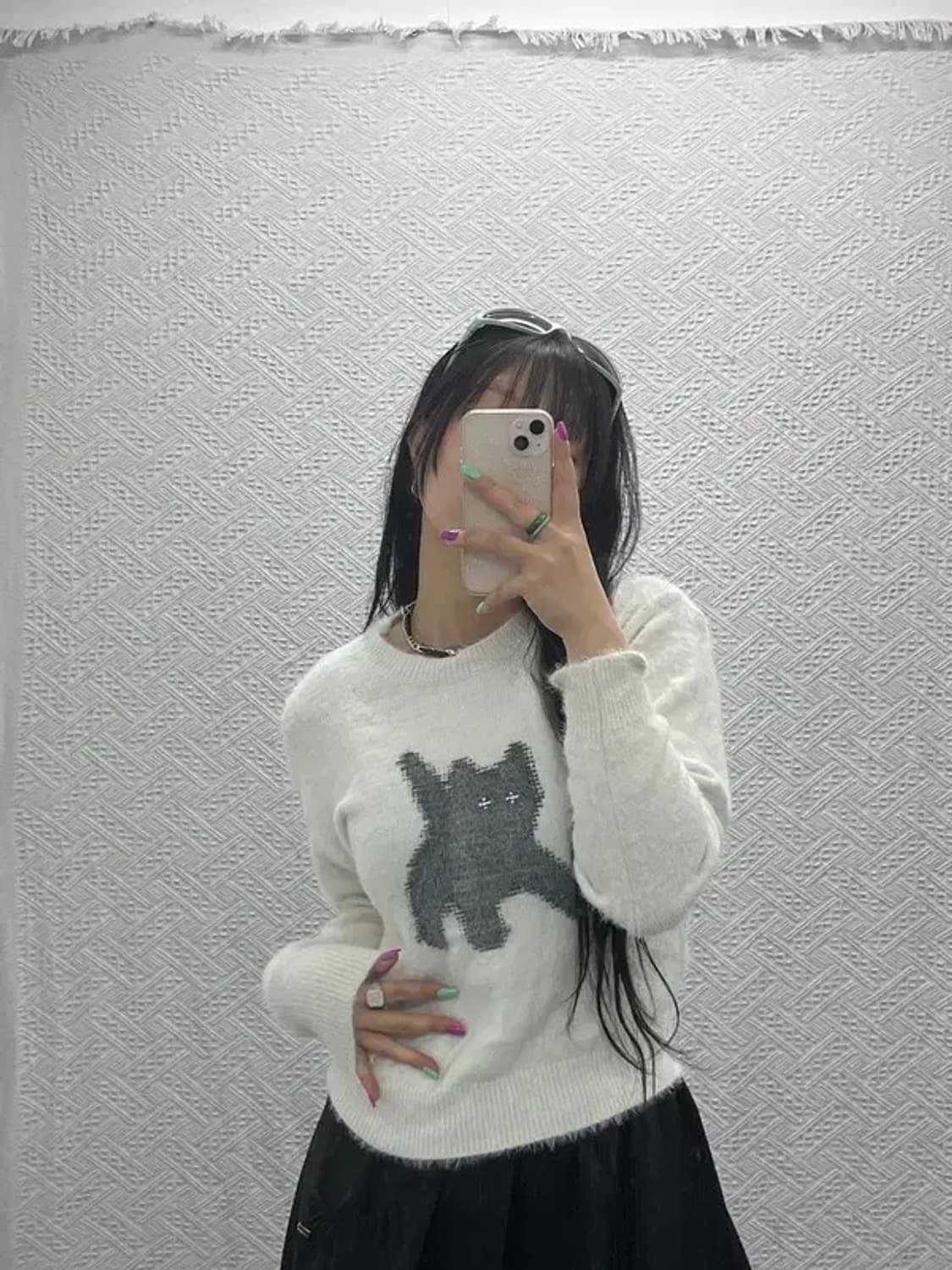 에이이에이이 AEAE 플래쉬드 앙고라 울 니트 스웨터 90 C06983 상품이미지1