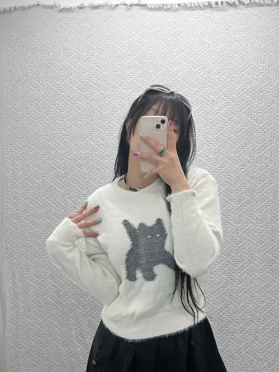 에이이에이이 AEAE 플래쉬드 앙고라 울 니트 스웨터 90 C06983 상품이미지2