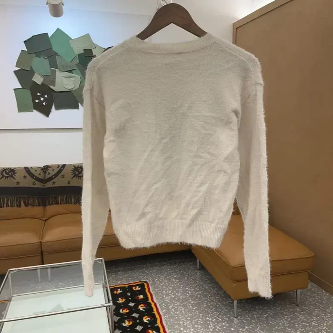 에이이에이이 AEAE 플래쉬드 앙고라 울 니트 스웨터 90 C06983 상품이미지4