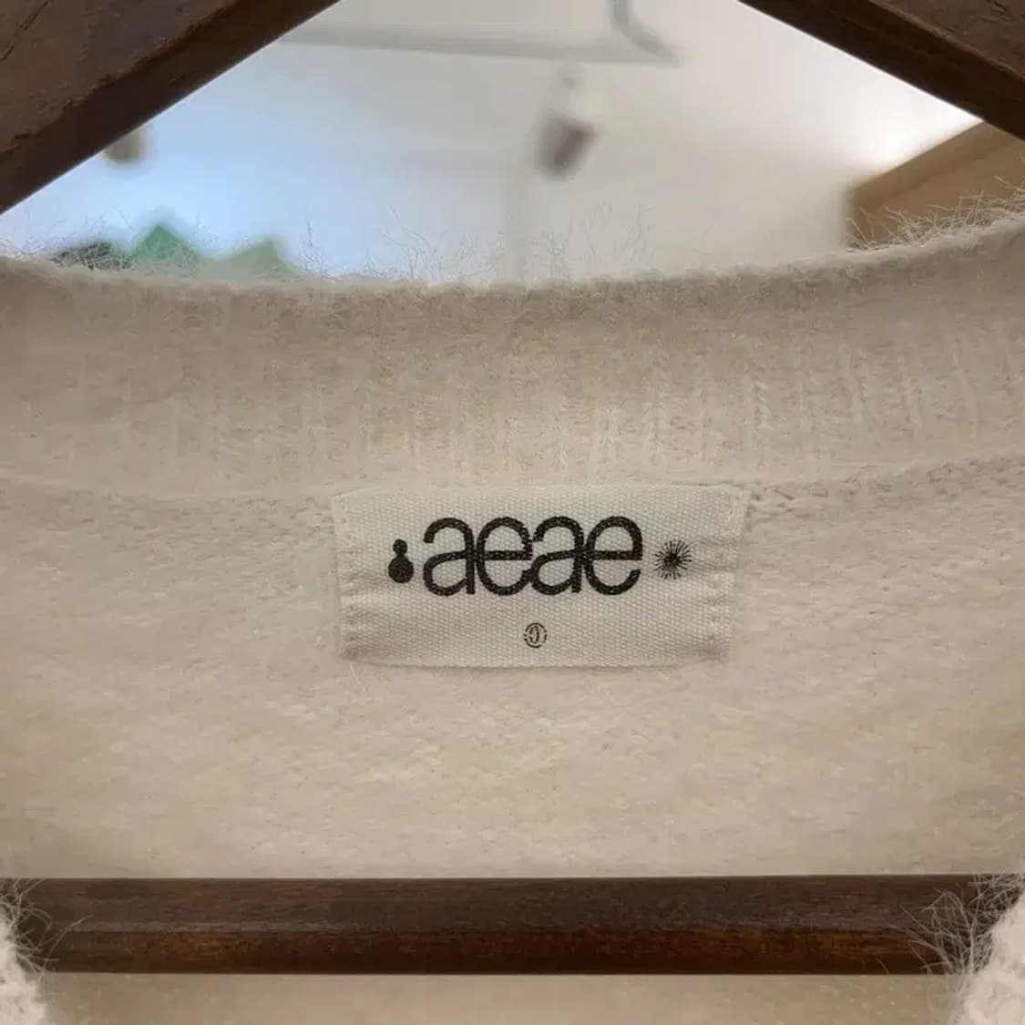 에이이에이이 AEAE 플래쉬드 앙고라 울 니트 스웨터 90 C06983 상품이미지5