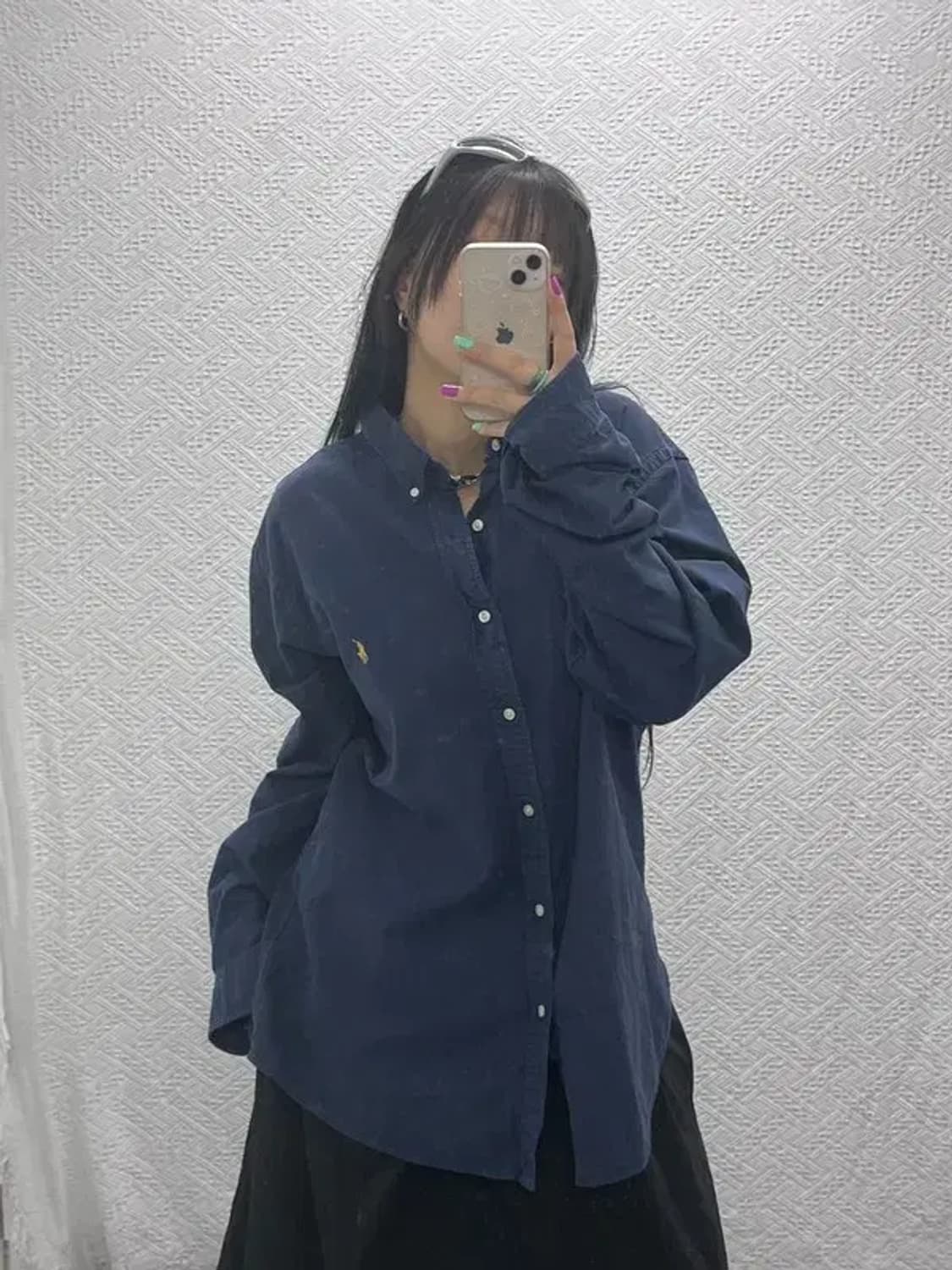 폴로 랄프로렌 신형 자수로고 슬림핏 오버사이즈 셔츠 XXL C06986 상품이미지2