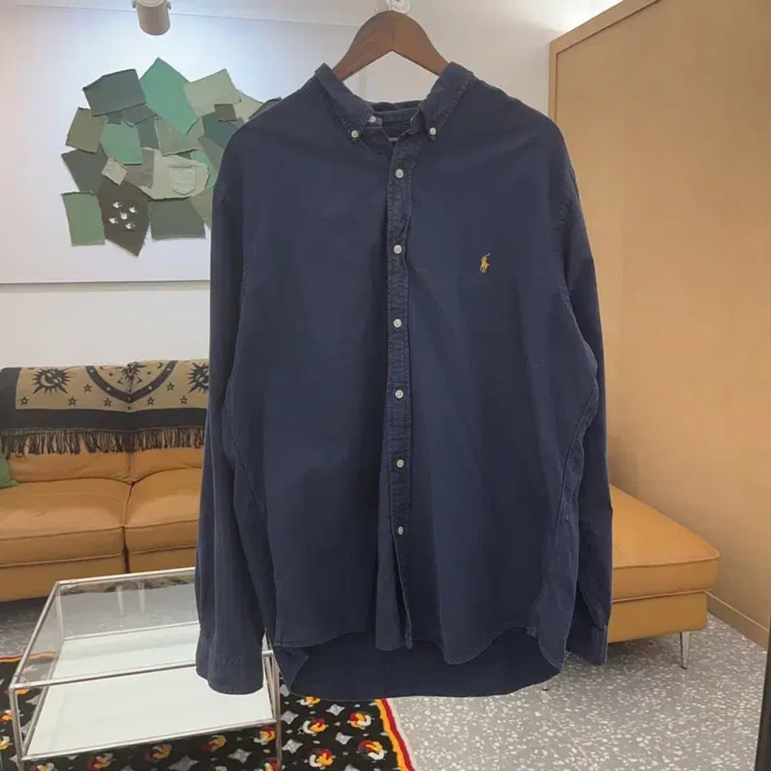 폴로 랄프로렌 신형 자수로고 슬림핏 오버사이즈 셔츠 XXL C06986 상품이미지3