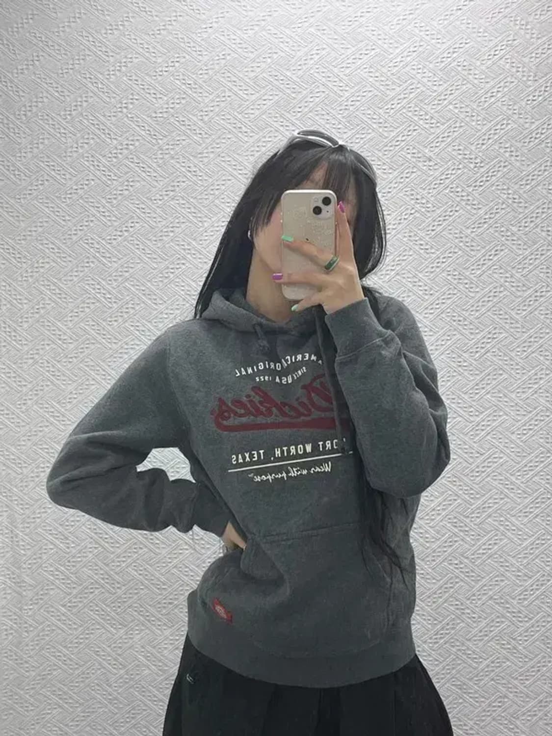 디키즈 빅로고 약기모 후드티 90 C06988 상품이미지1