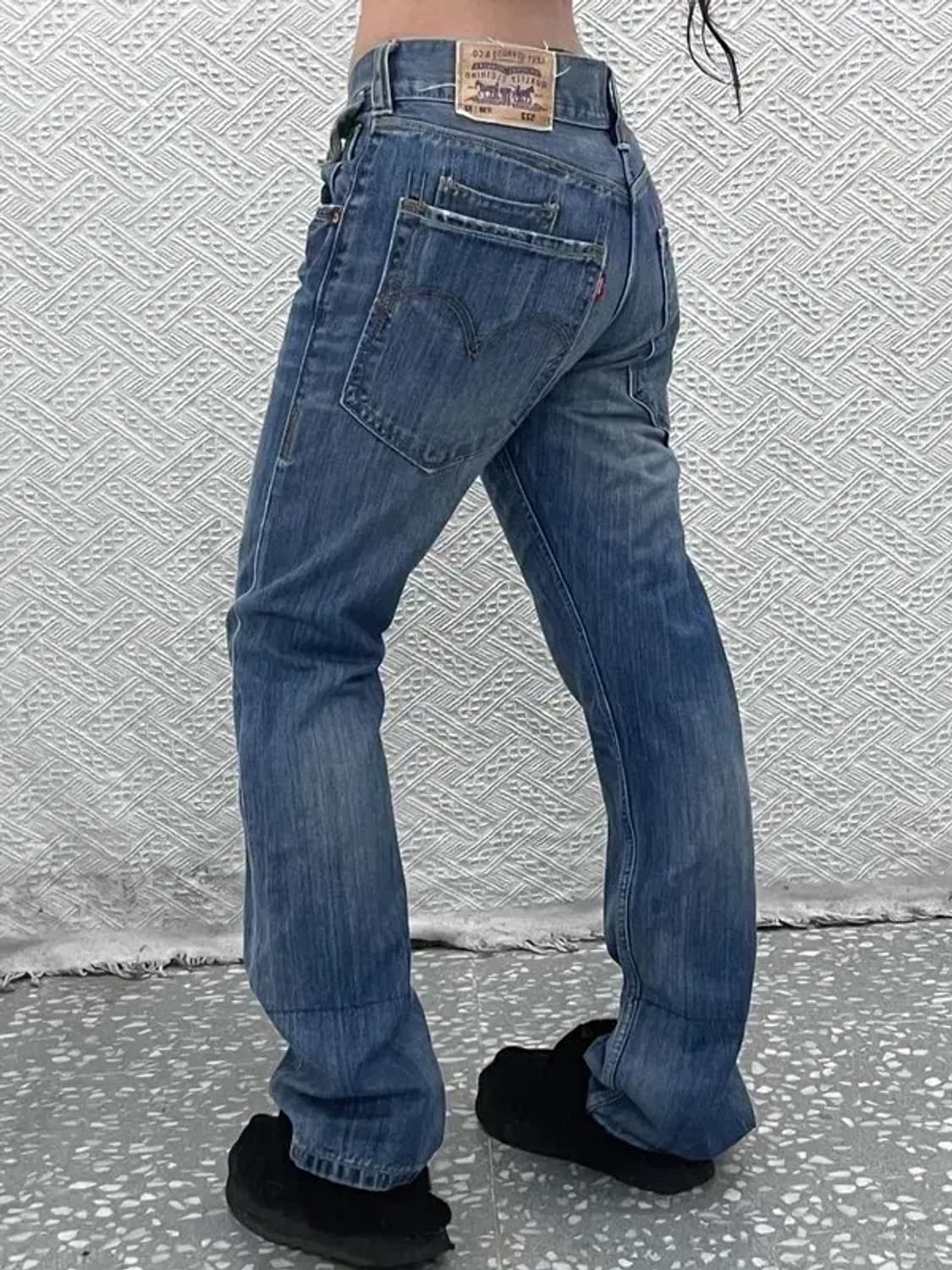 리바이스 522 슬림 스트레이트 데님 청바지 30인치 C06994 상품이미지1