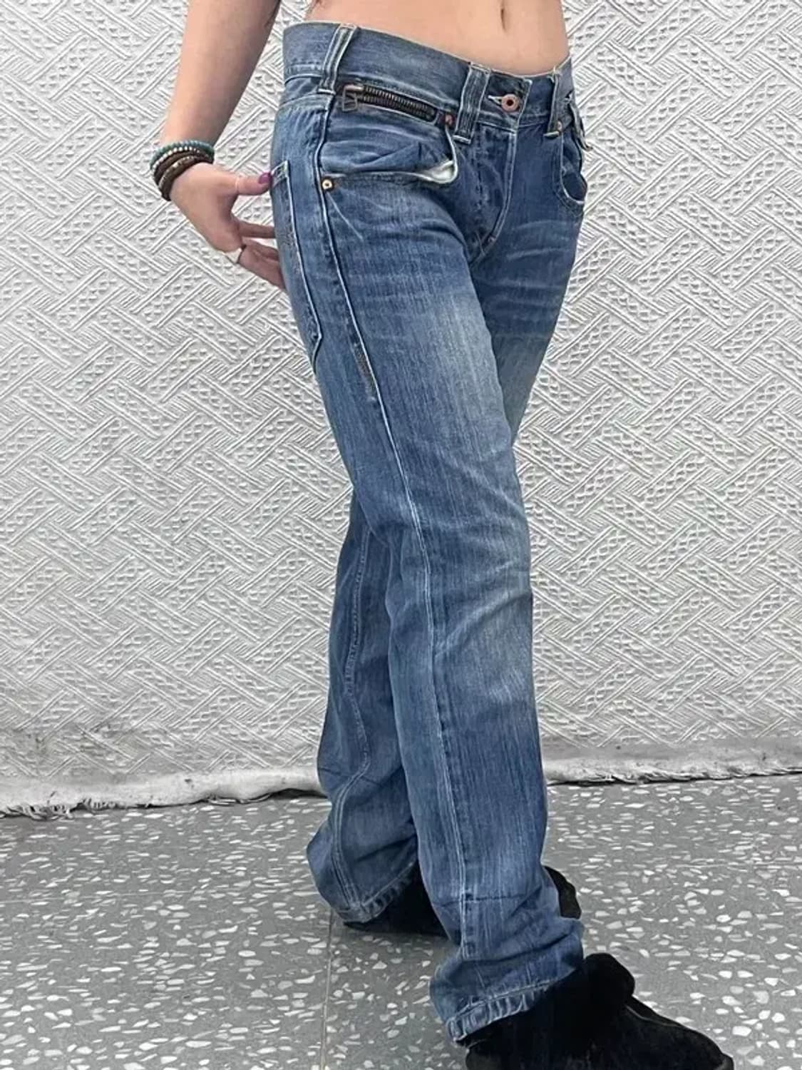 리바이스 522 슬림 스트레이트 데님 청바지 30인치 C06994 상품이미지2