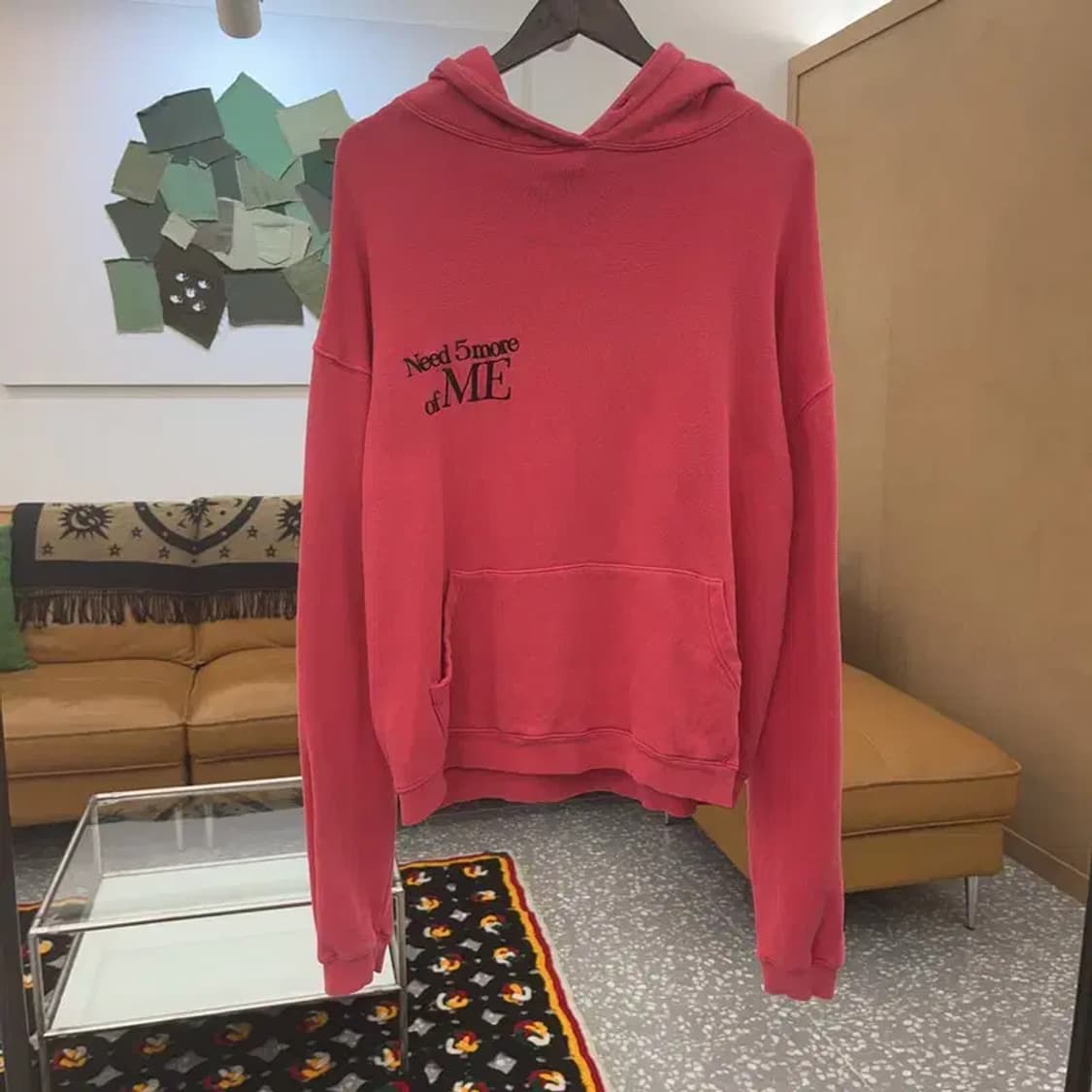 미스치프 오버핏 백로고 후드티 L C06962 상품이미지3