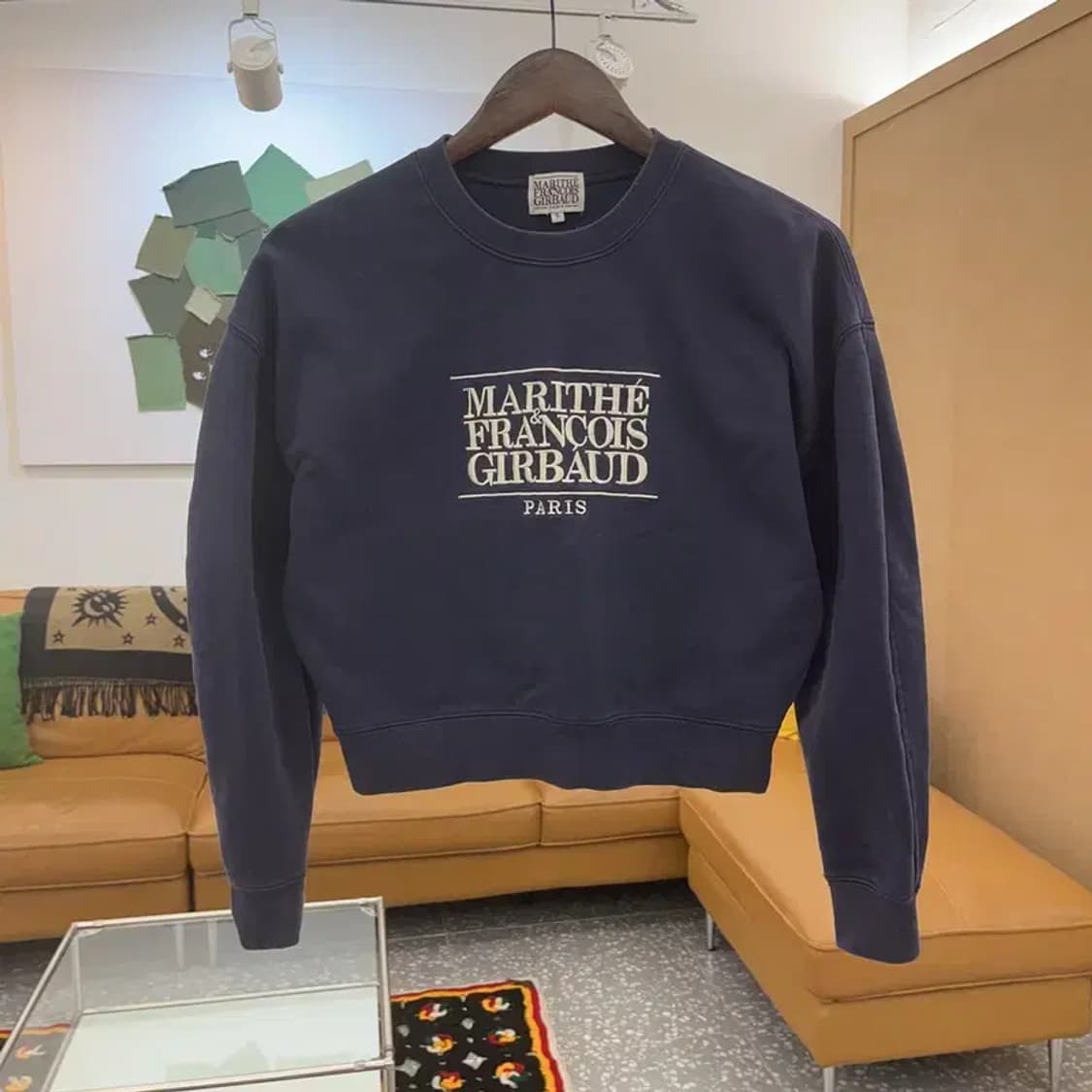 마리떼프랑소와저버 빅로고 크롭 스웻셔츠 맨투맨 S C06970 상품이미지3