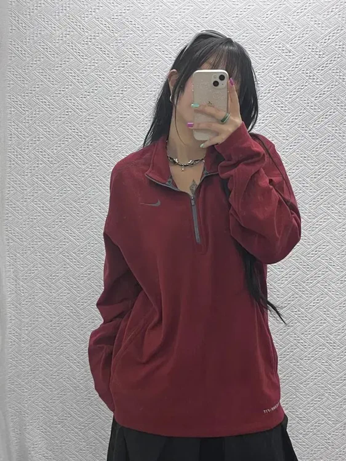 나이키 써마핏 반집업 스웻셔츠 맨투맨 L C06973 상품이미지1