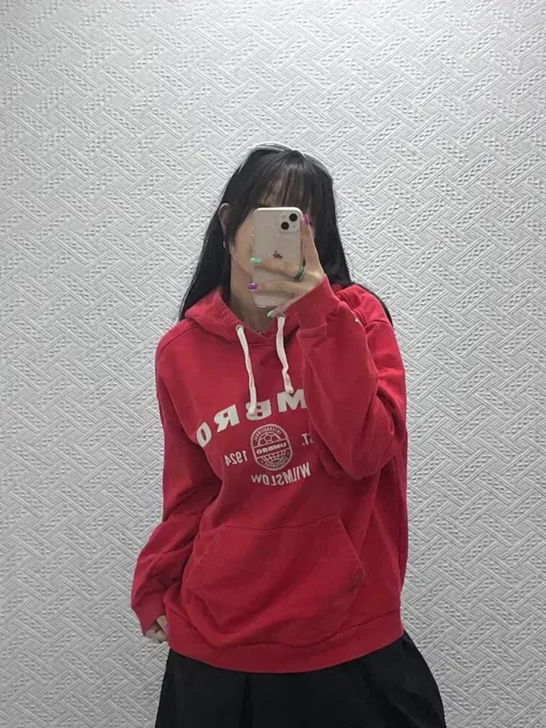 엄브로 캐주얼 빅로고 후드티 100 C06968 상품이미지1