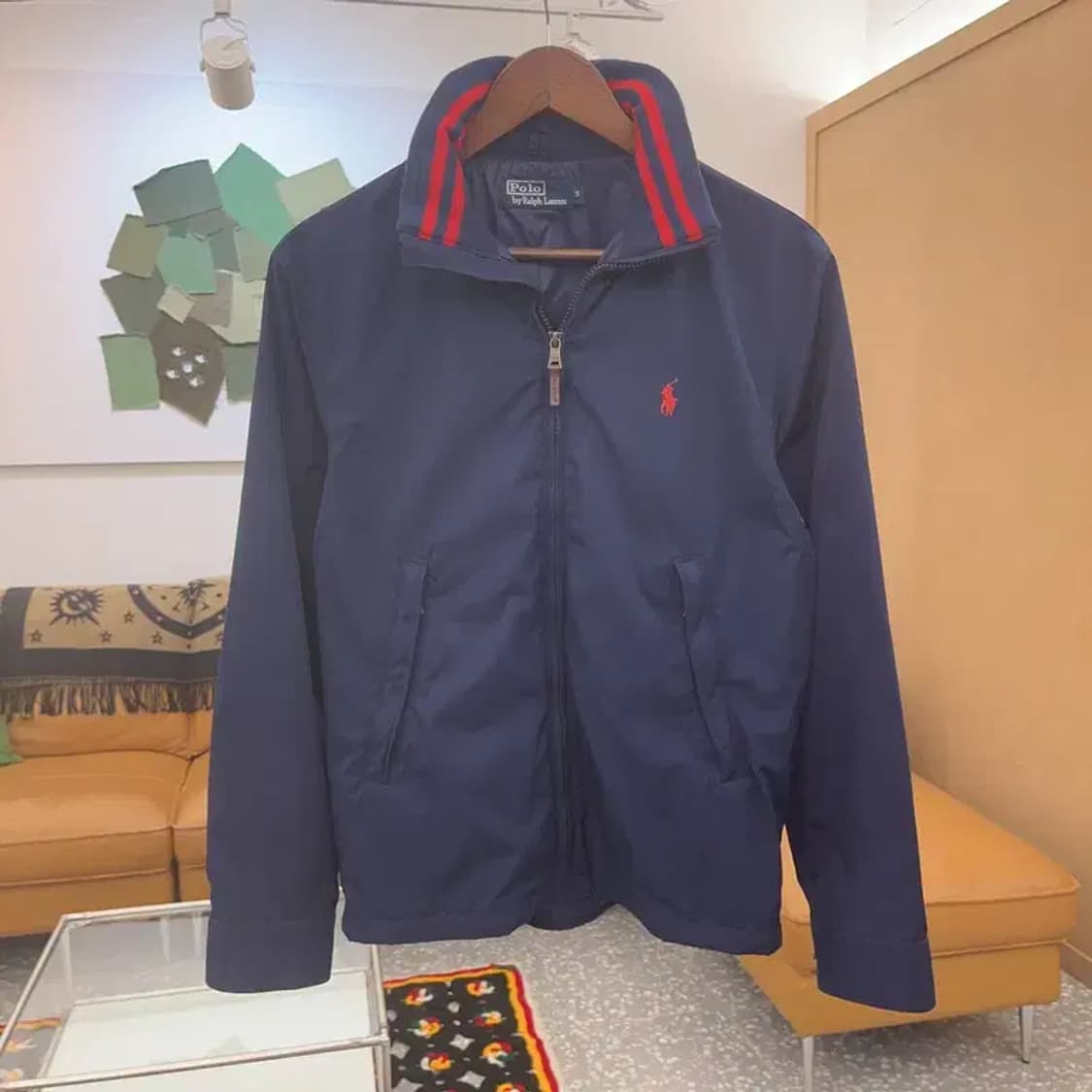 폴로 랄프로렌 자수로고 블루종 페리자켓 S C06965 상품이미지3