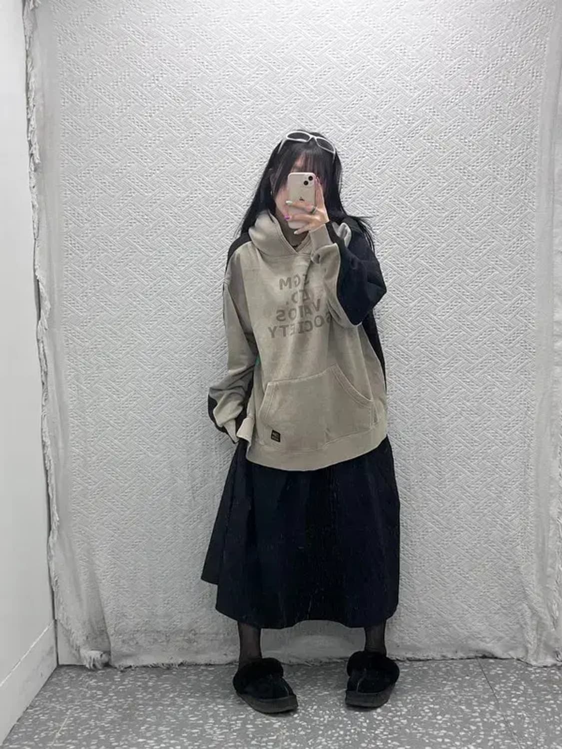 스티그마 오버사이즈 헤비 스웻 후드티 L C06985 상품이미지2