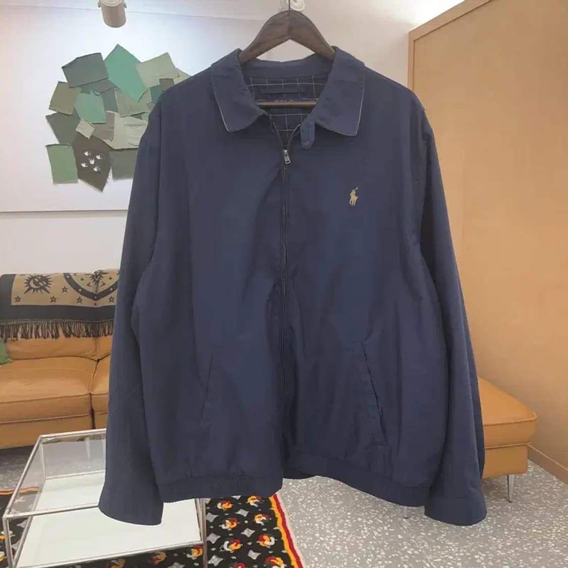 폴로 랄프로렌 신형 자수로고 블루종 스윙톱 자켓 XXL C06987 상품이미지3